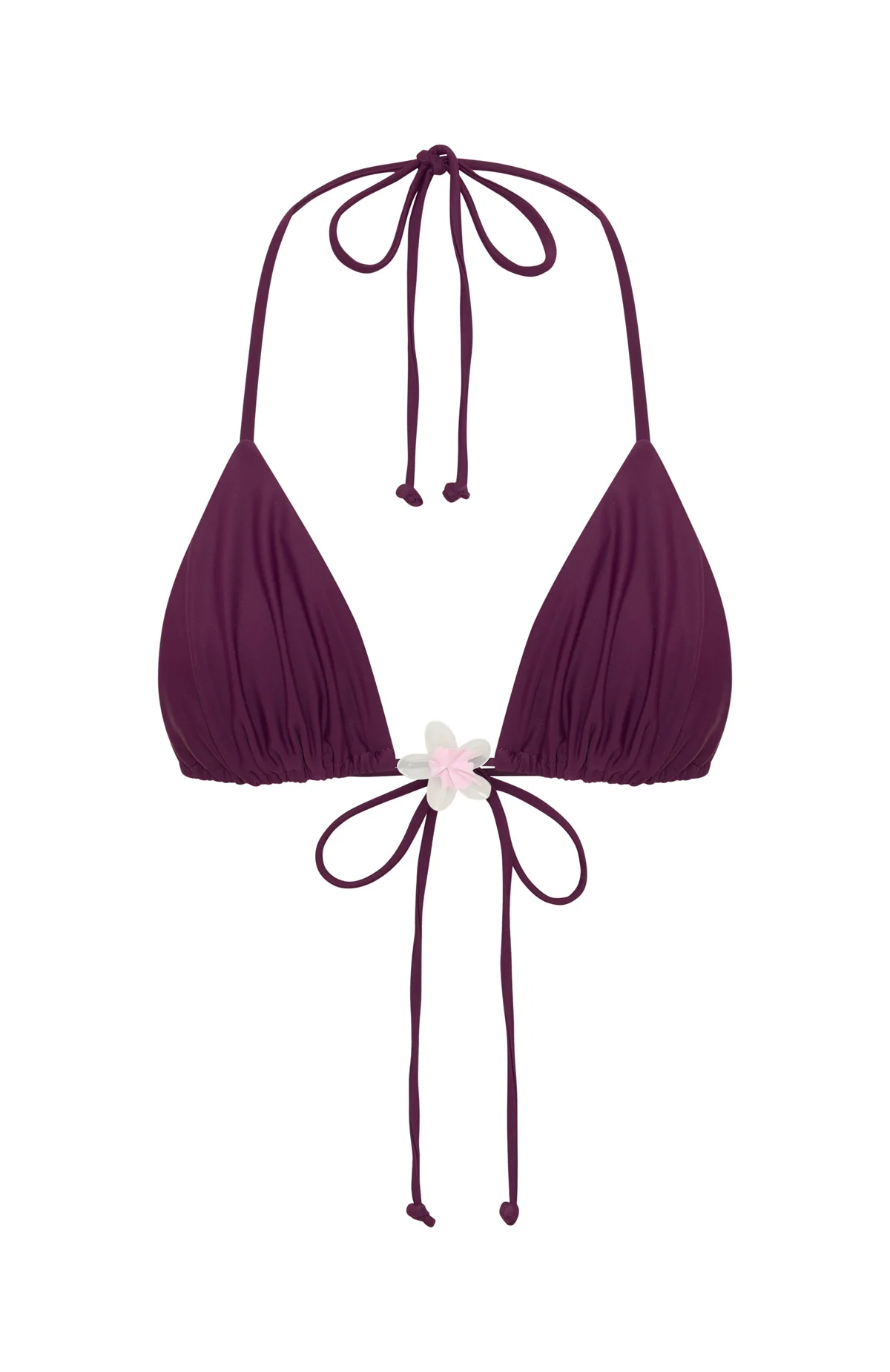 Frangipani Isle Bikini Top Plum