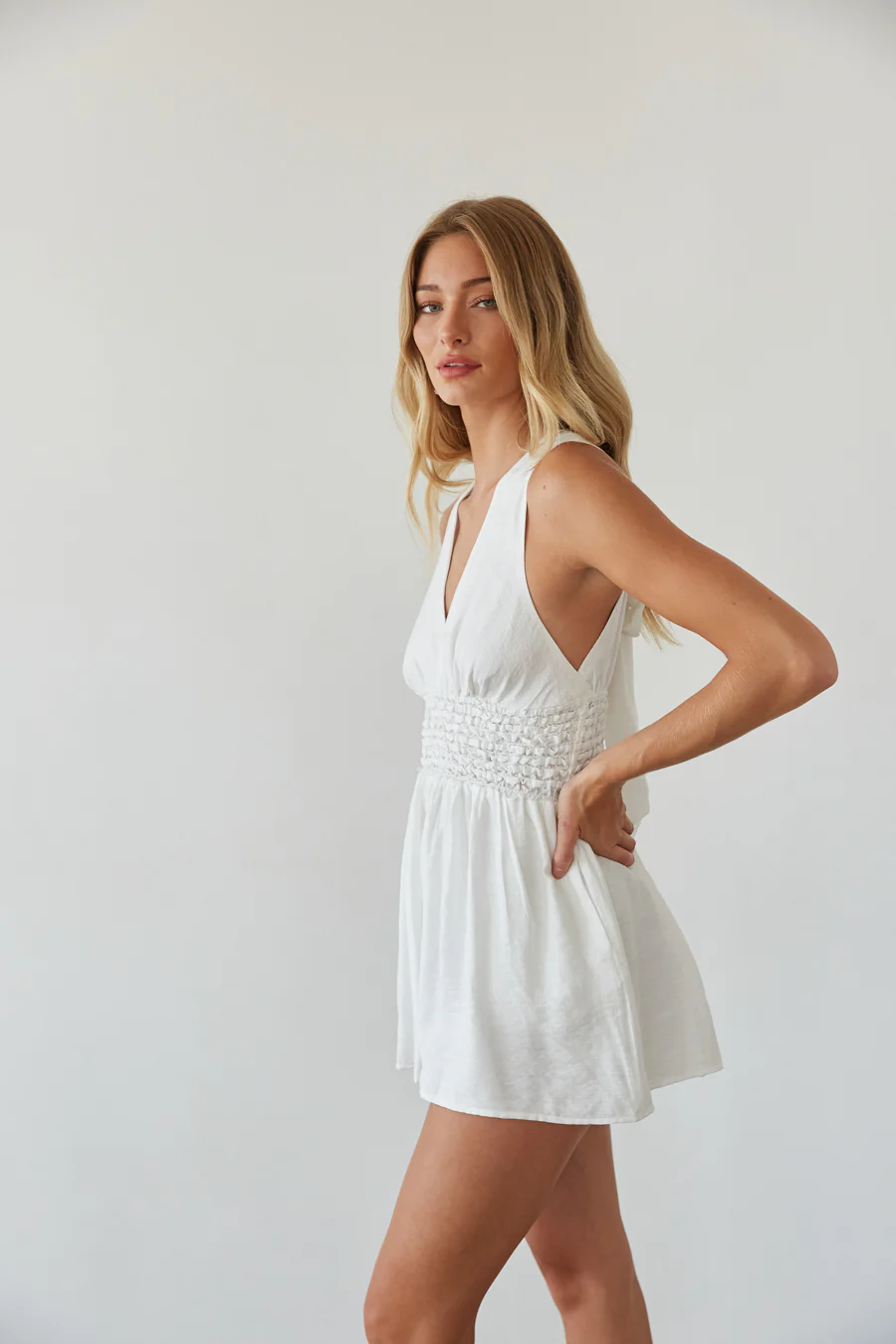 Skyla Tie Back Romper