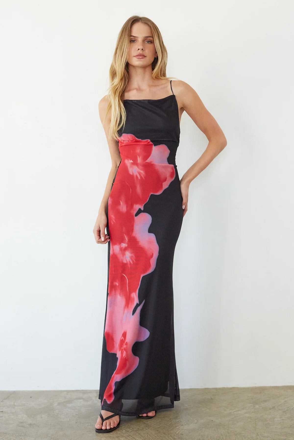 Twila Mesh Maxi Dress