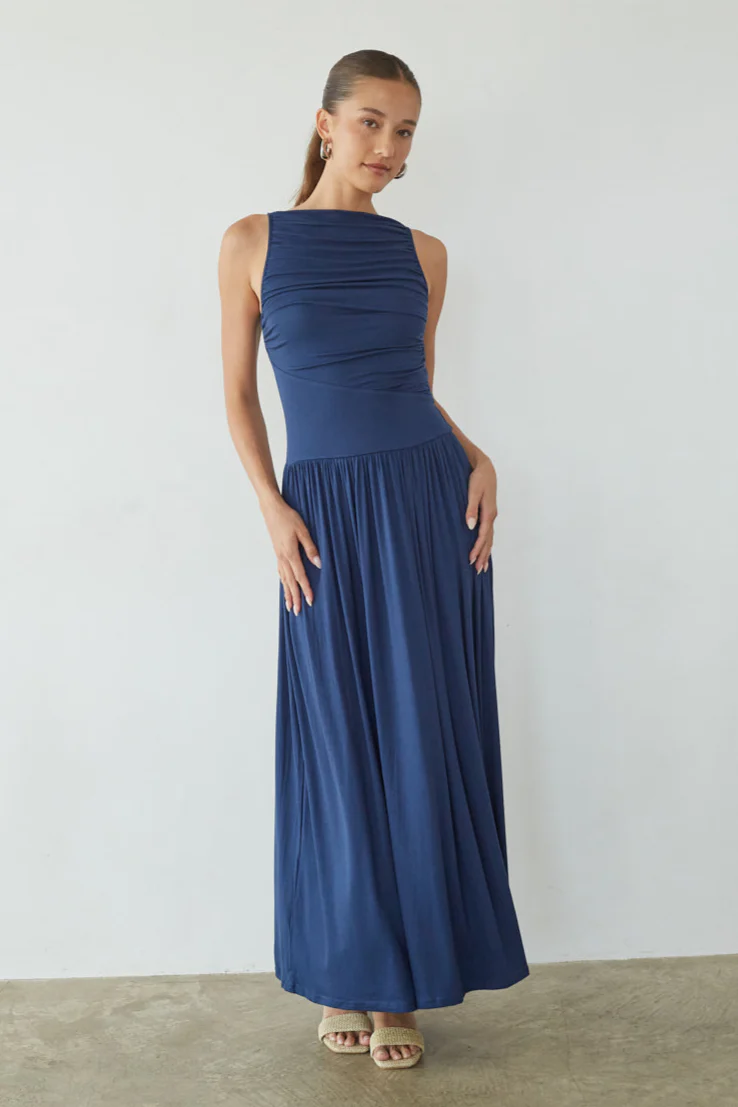 Breana Ruched Maxi Dress