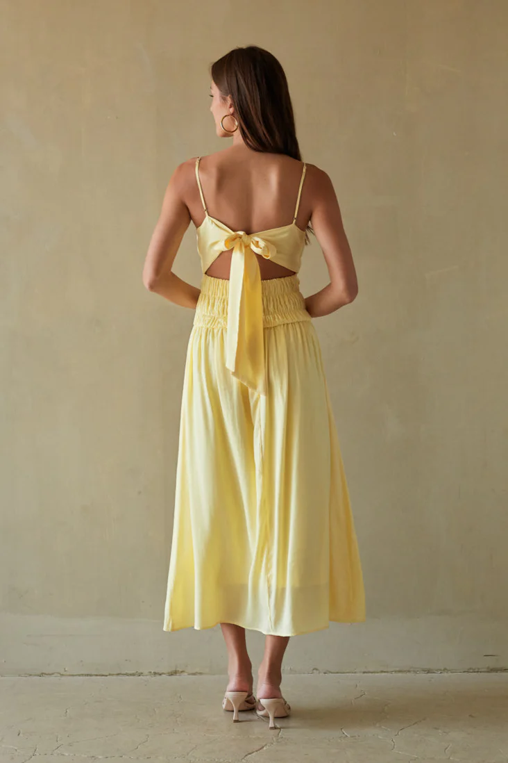 Roxana Smocked Midi Dress