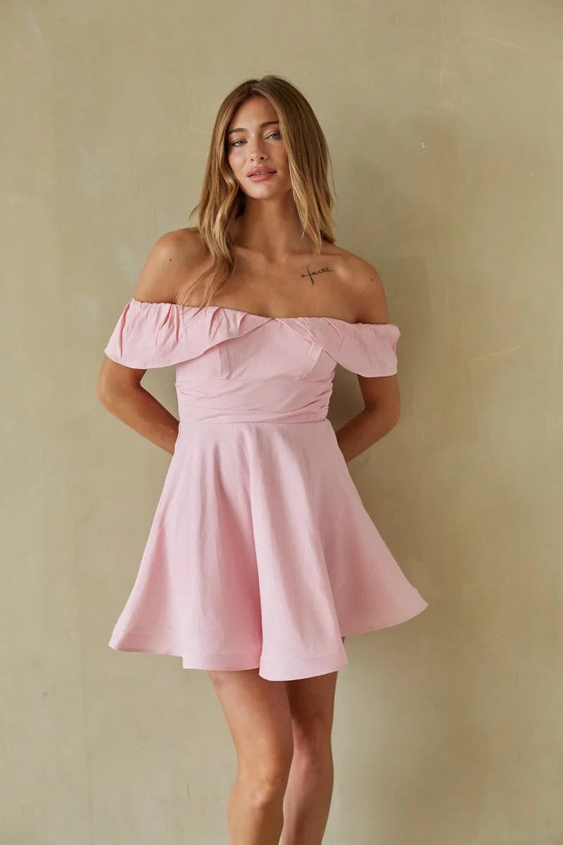 Ava Fit and Flare Mini Dress