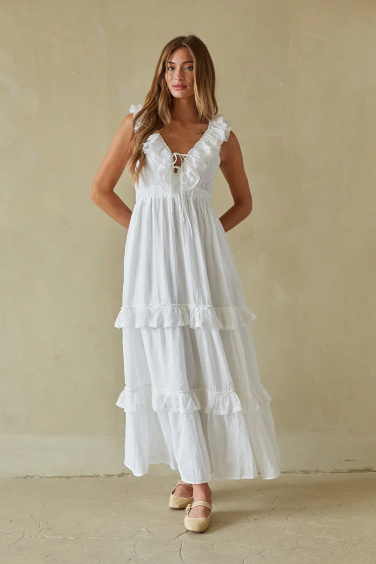 Diana Ruffle Tiered Maxi Dress