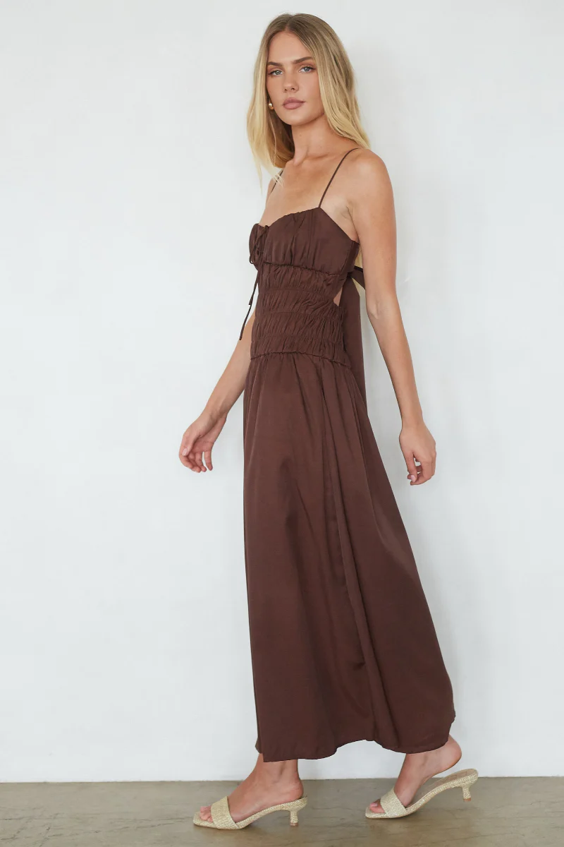 Roxana Smocked Midi Dress