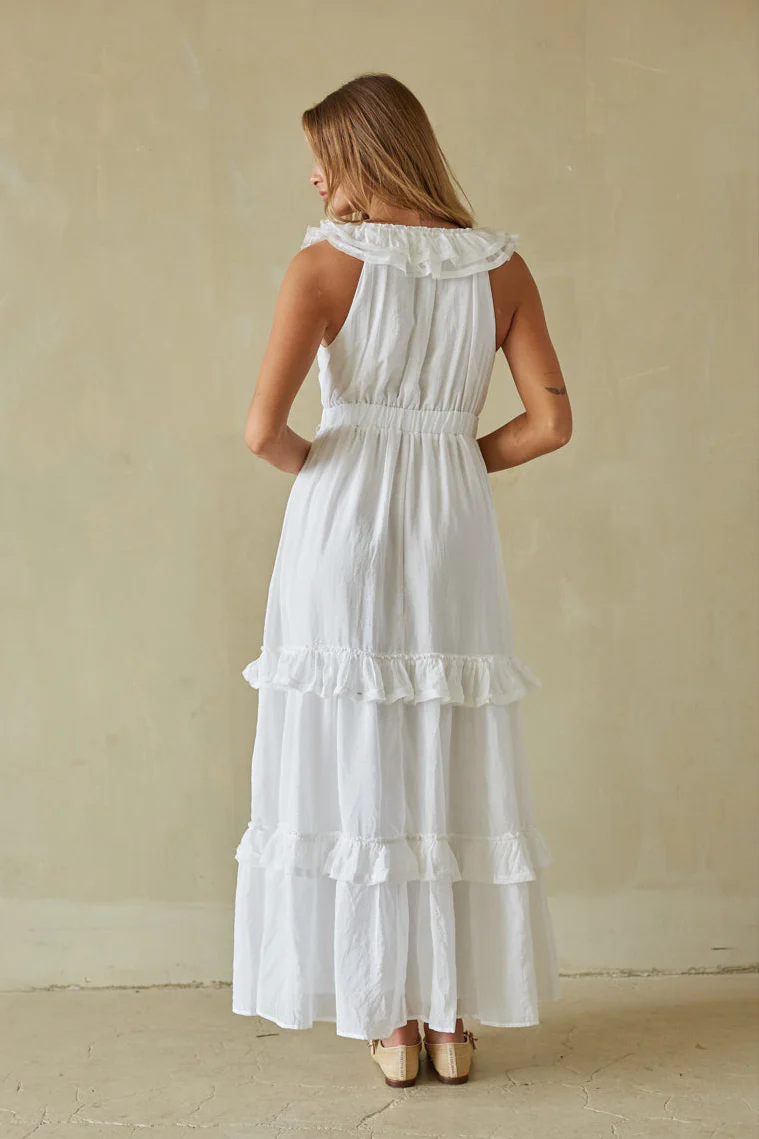 Diana Ruffle Tiered Maxi Dress