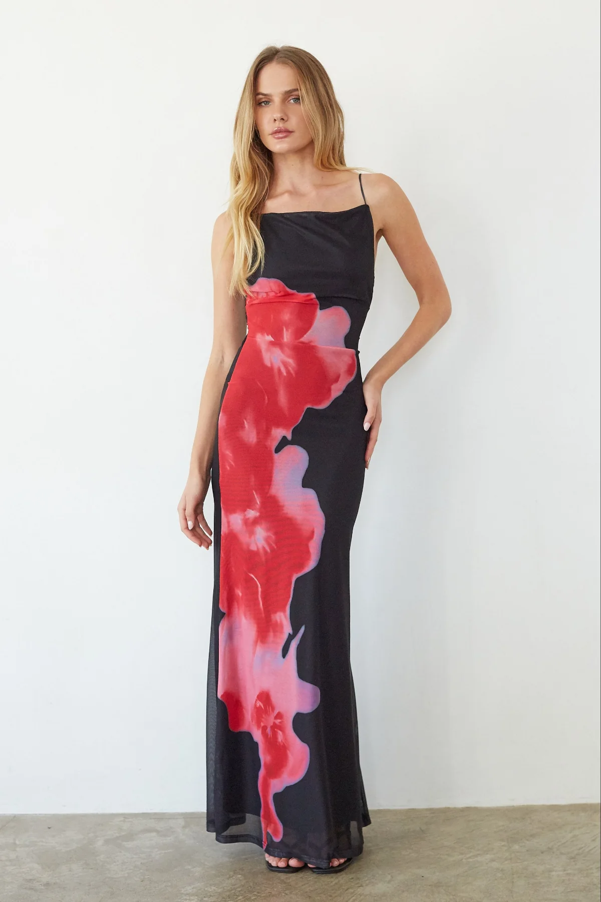 Twila Mesh Maxi Dress