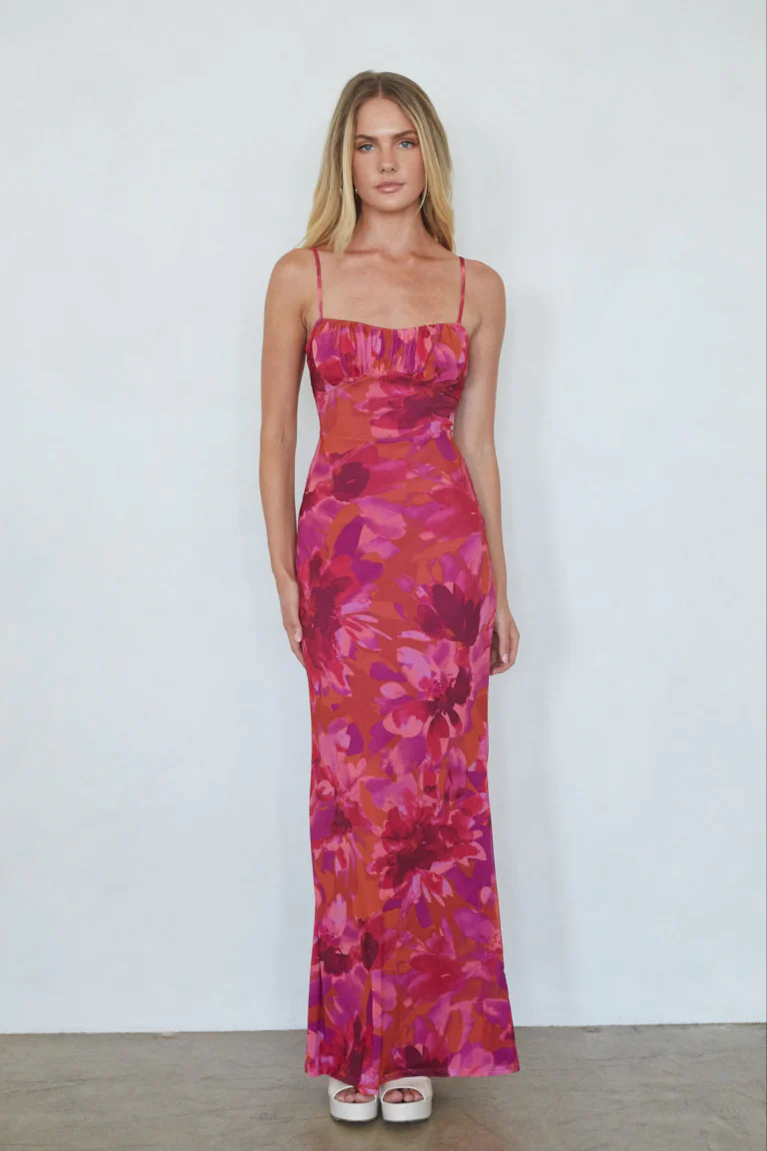 Ysabelle Twist Back Maxi Dress