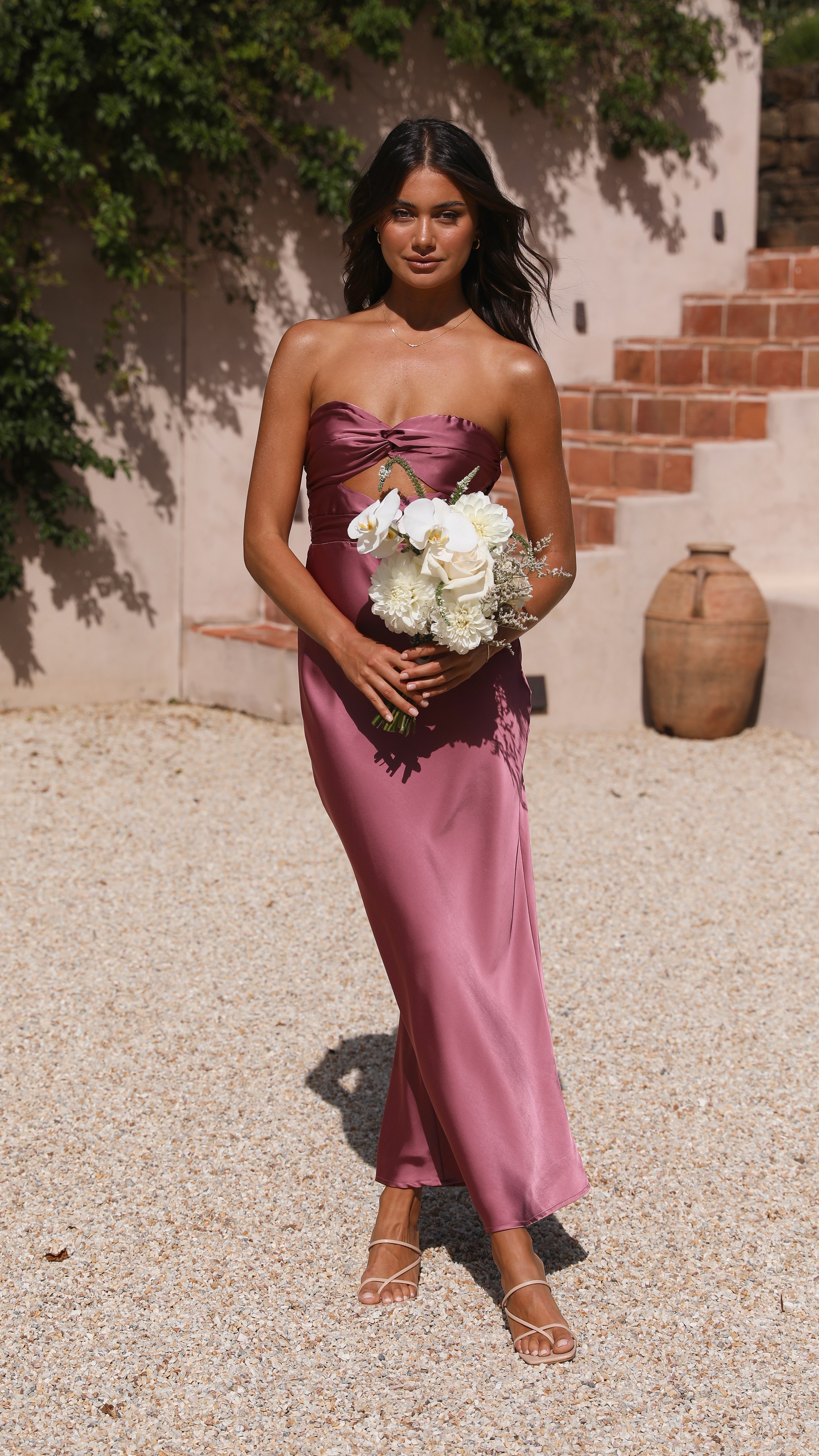 Izy Maxi Dress - Plum