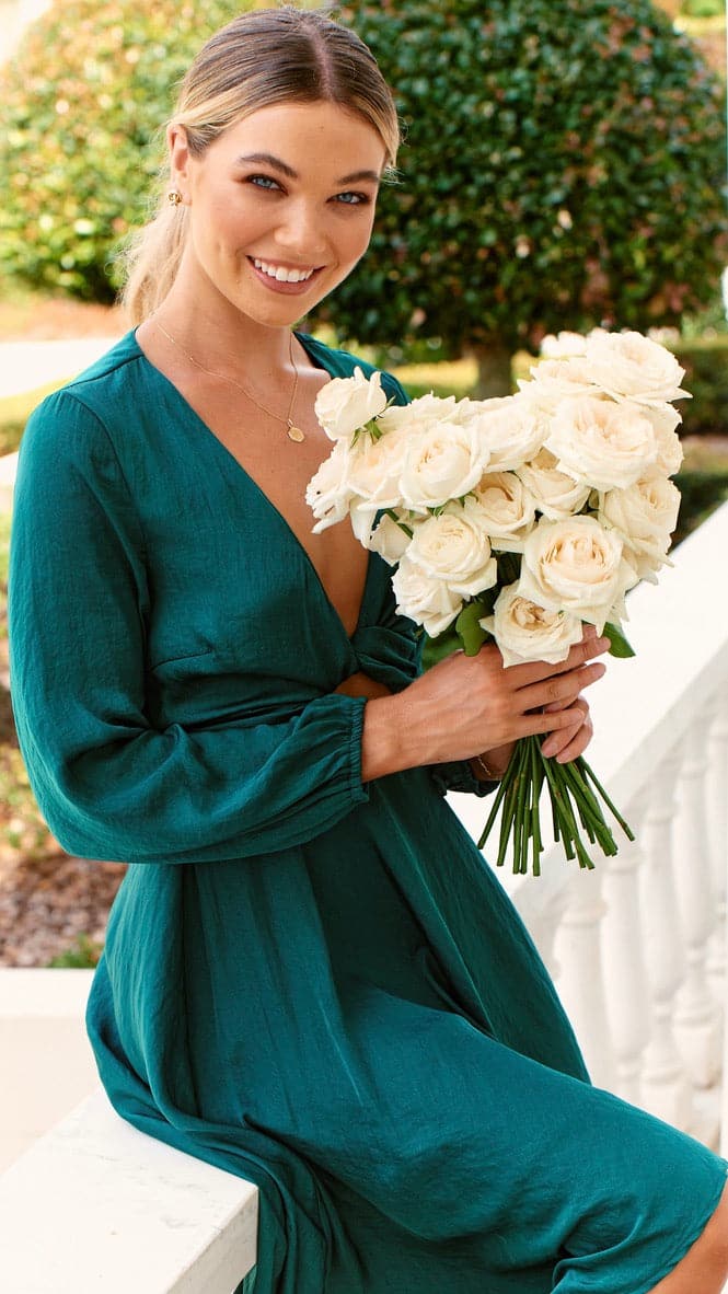 Starry Nights Dress - Emerald