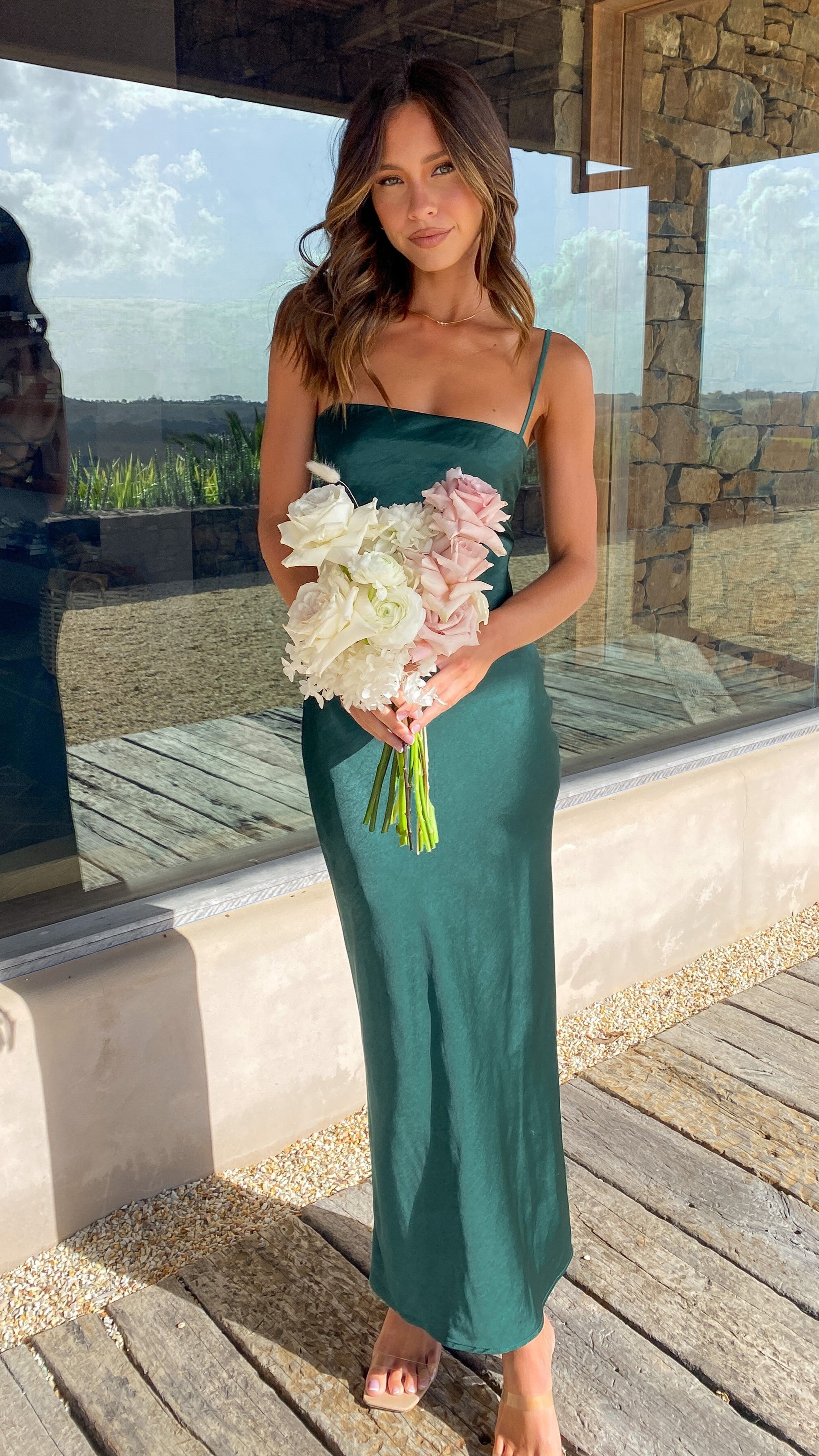 Keira Maxi Dress - Emerald
