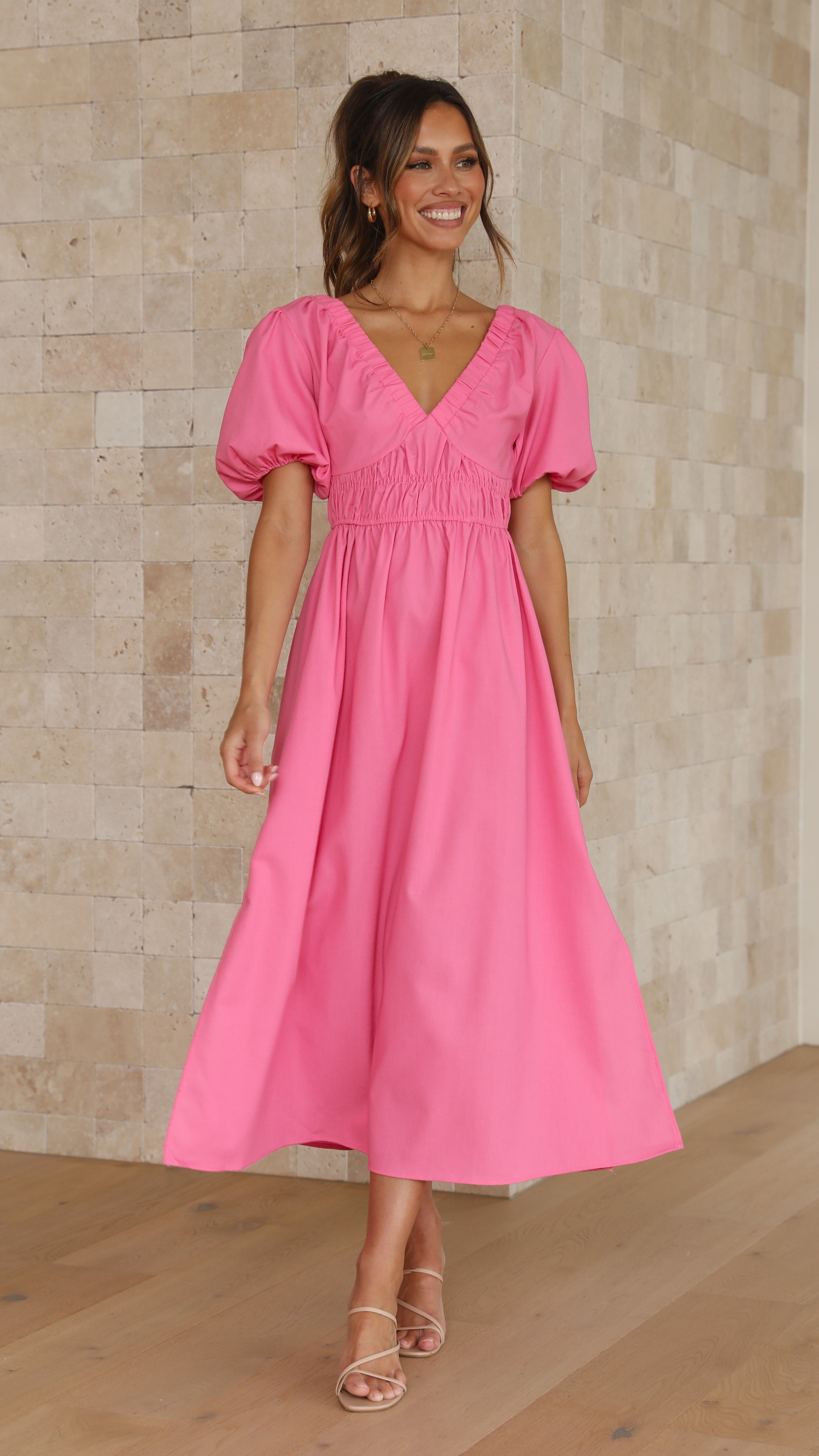 Fiore Maxi Dress - Pink