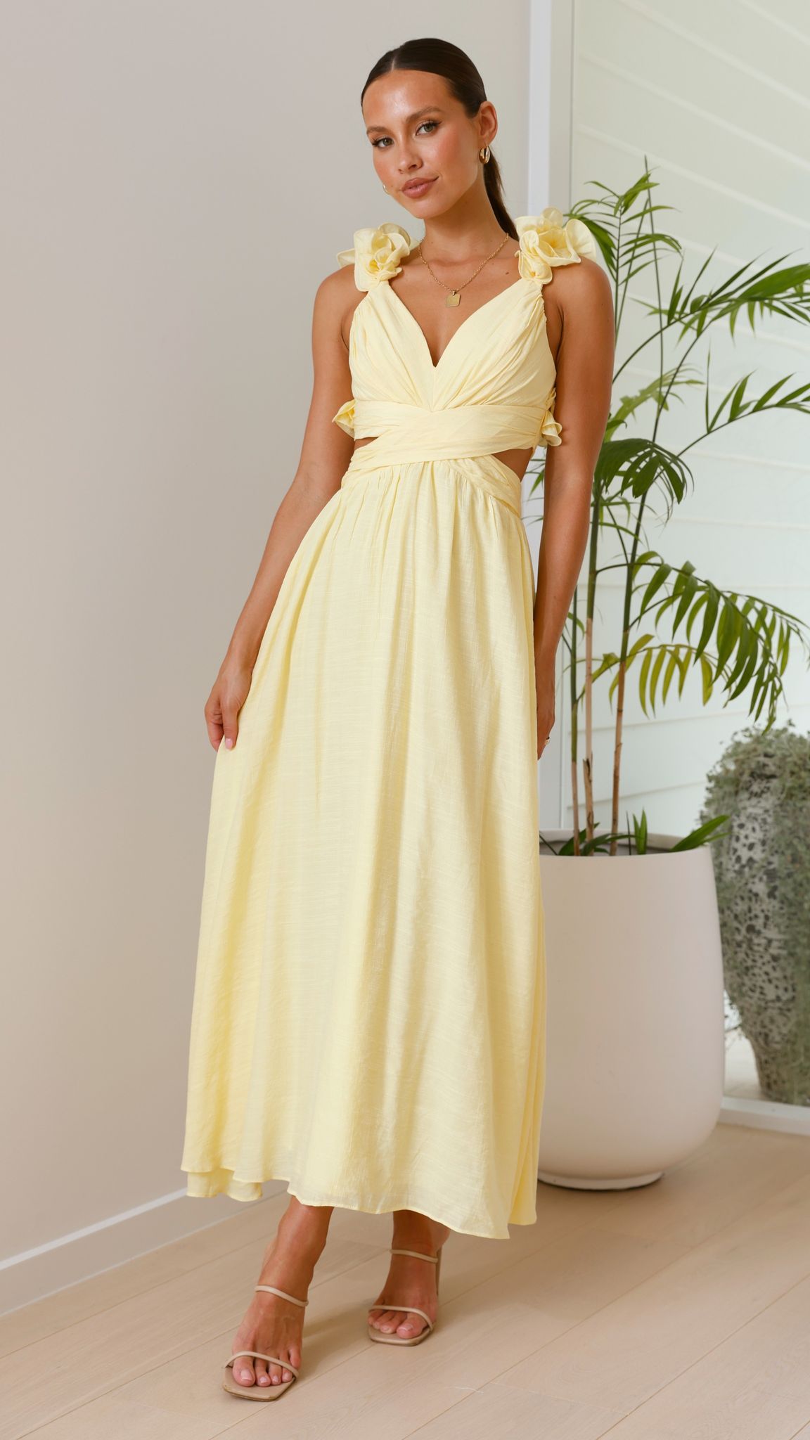Galilhai Maxi Dress - Yellow