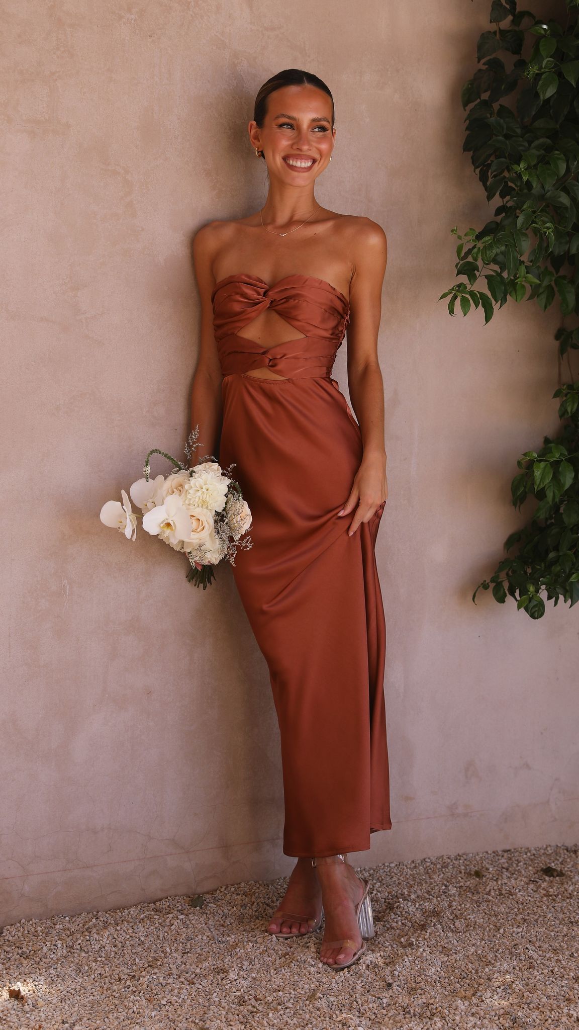 Izy Maxi Dress - Copper