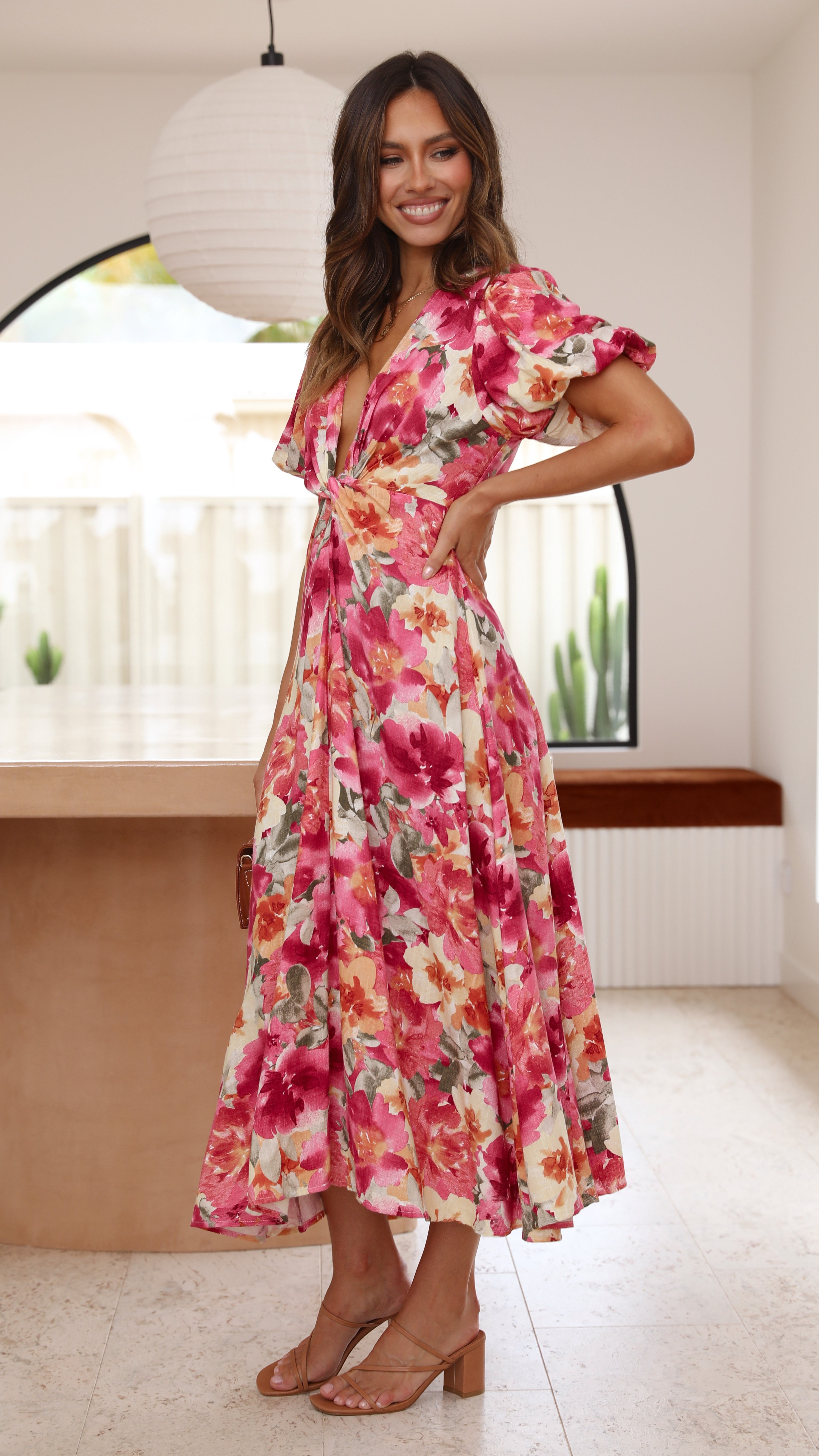 Blaire Midi Dress - Alannah Print