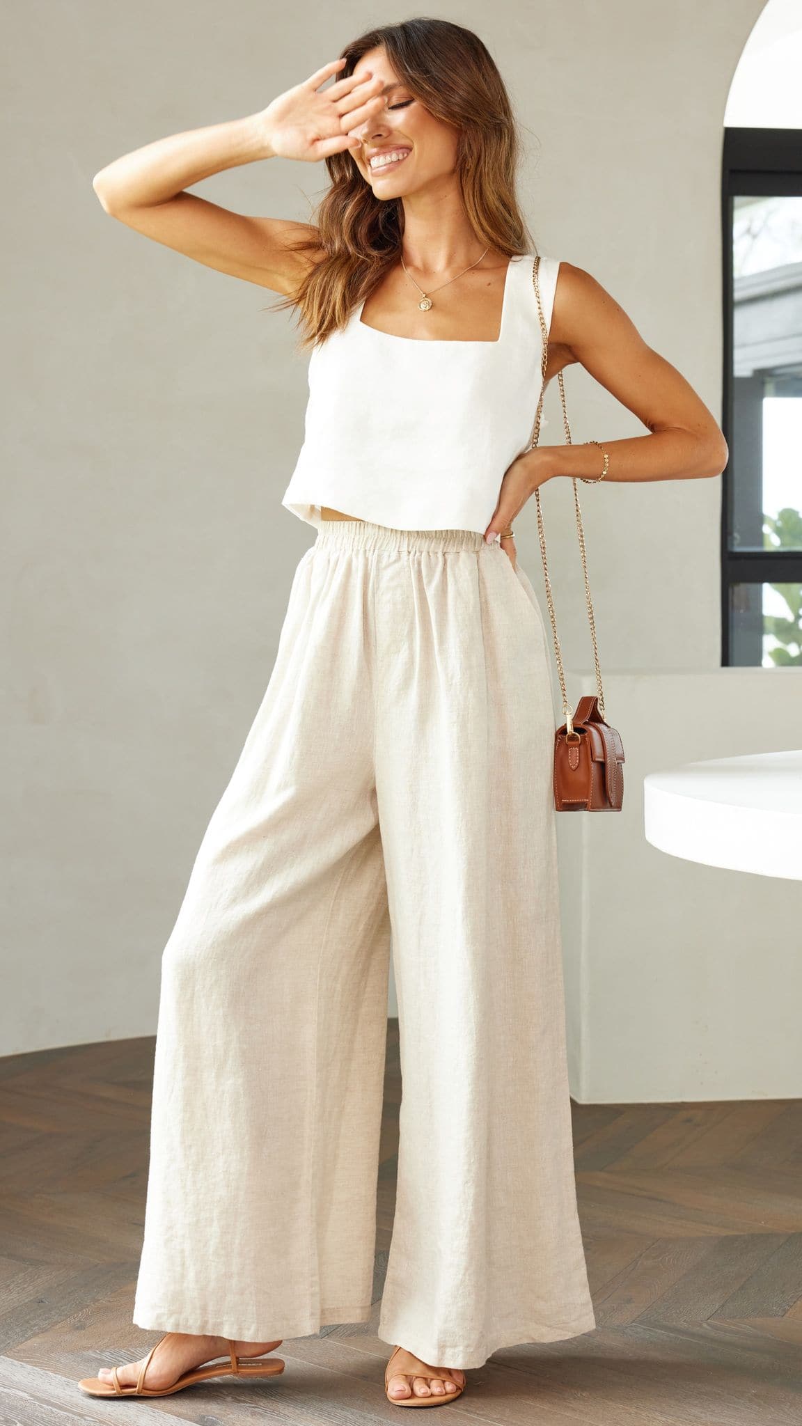 Tillie Crop Top - White