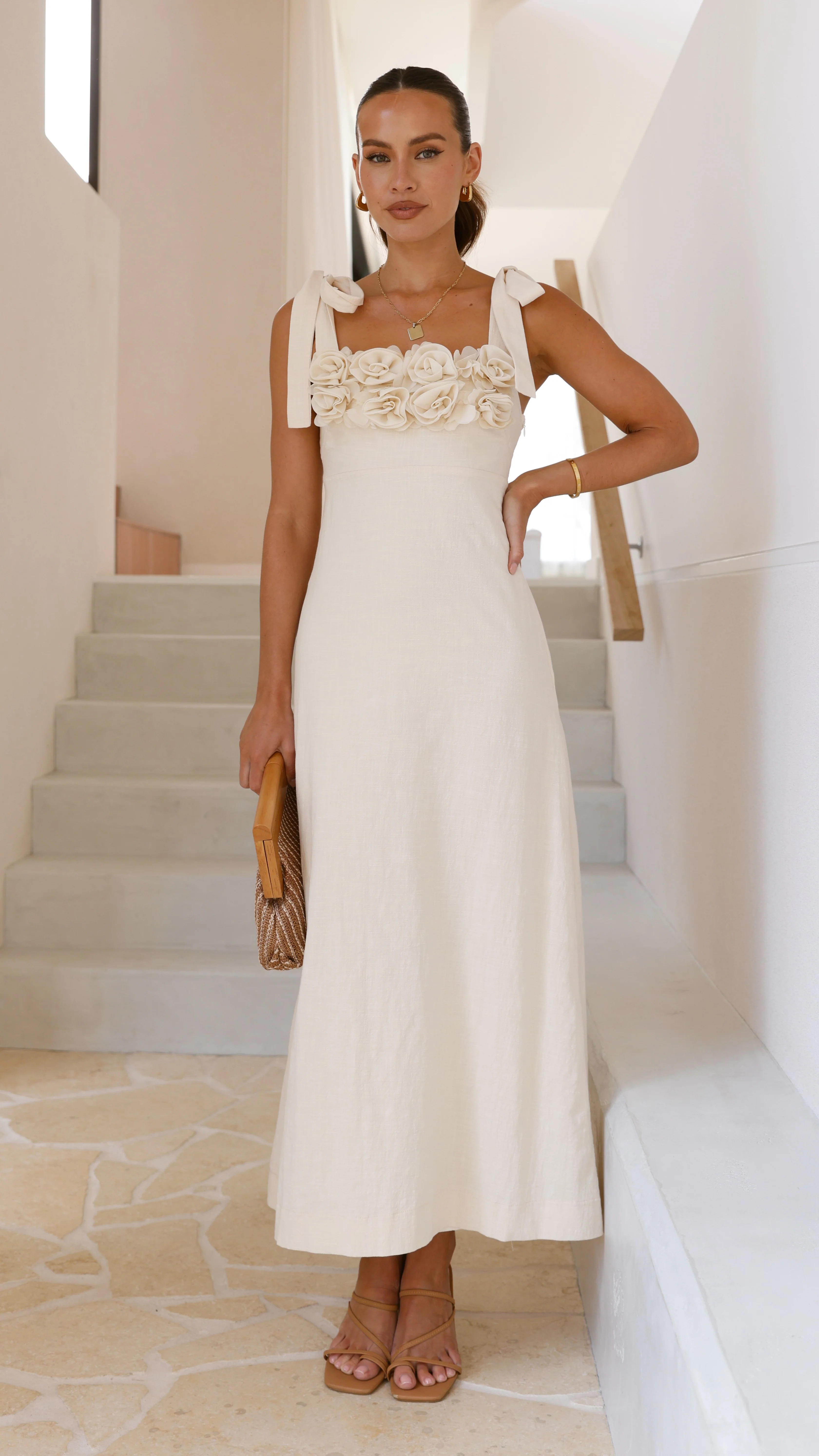 Arlo Maxi Dress - Oat