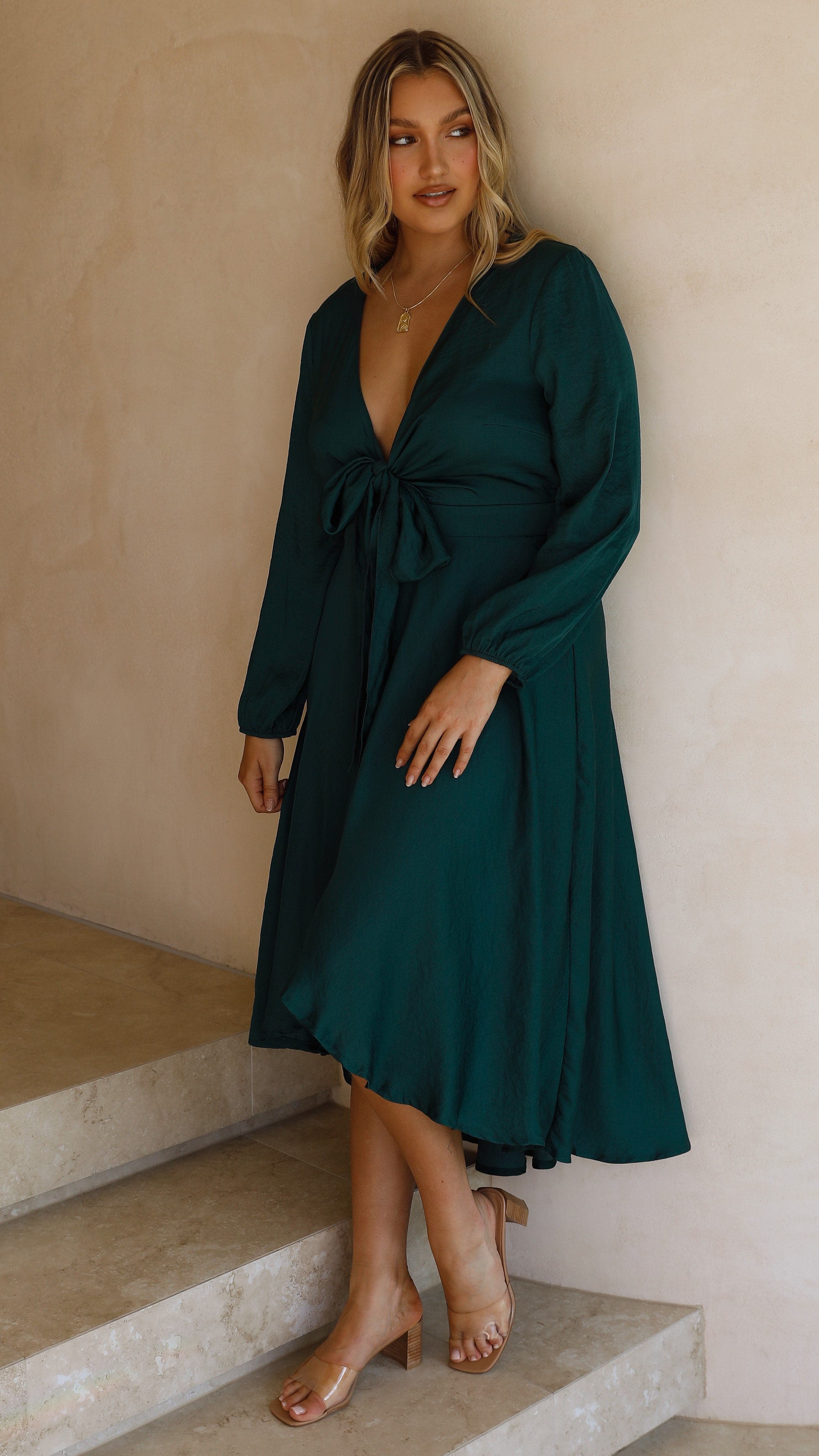 Starry Nights Dress - Emerald