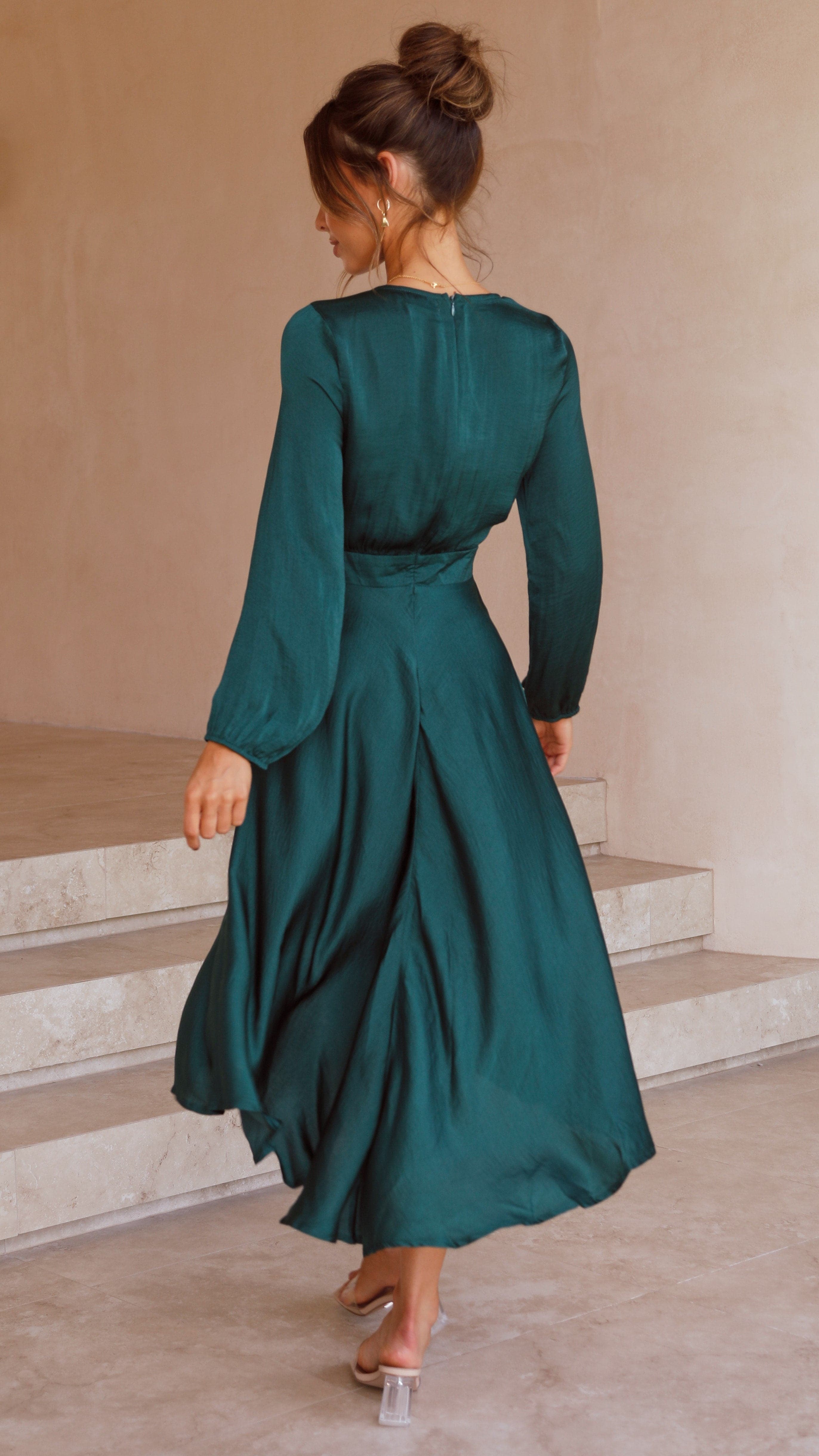 Starry Nights Dress - Emerald