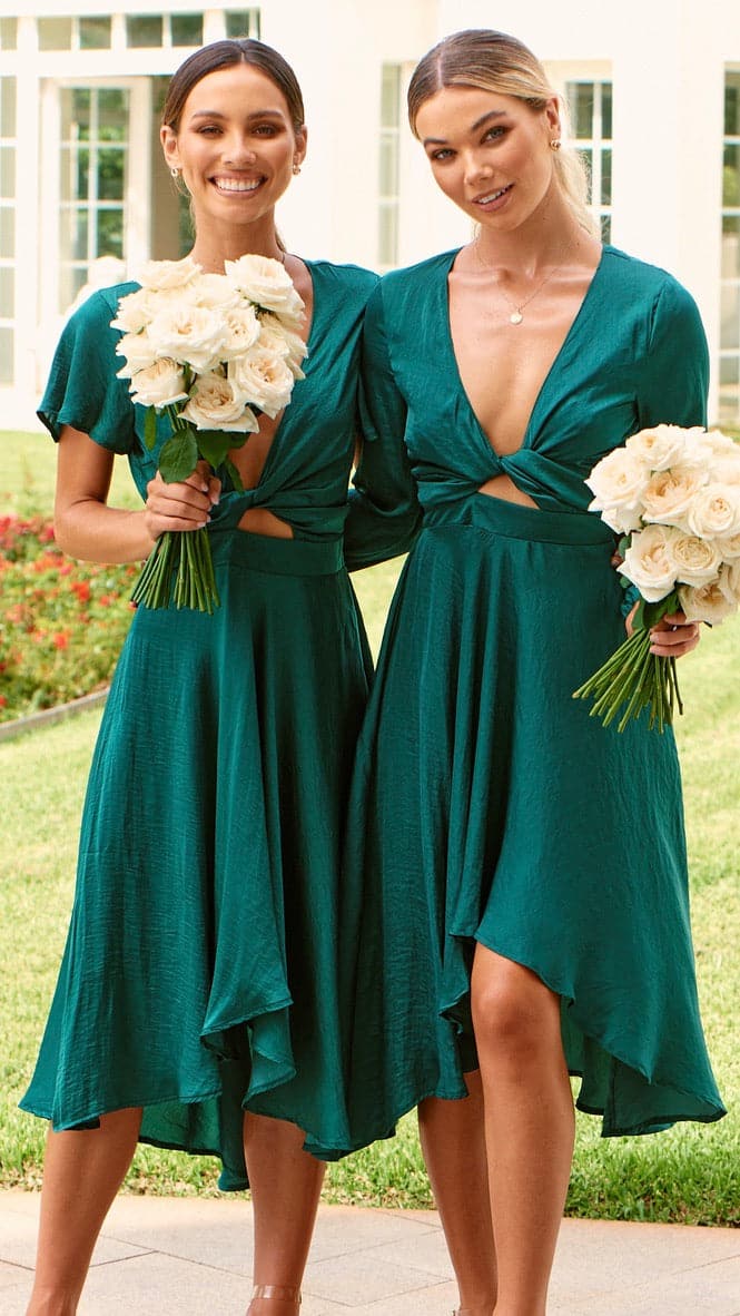 Starry Nights Dress - Emerald