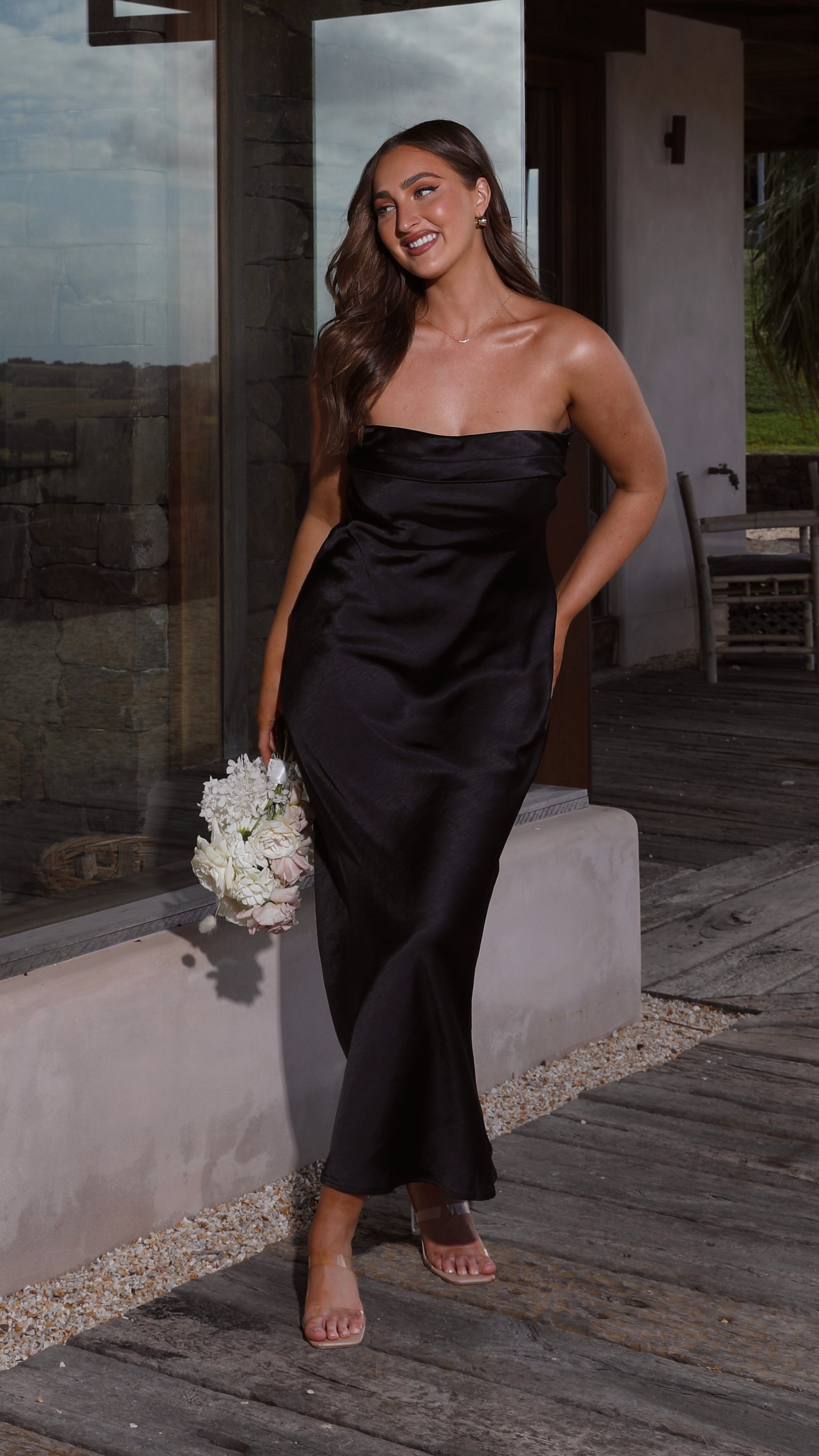 Gisele Maxi Dress - Black