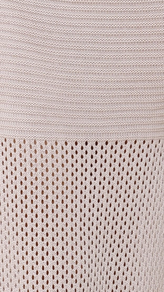 Maya Knit Top and Skirt - Beige