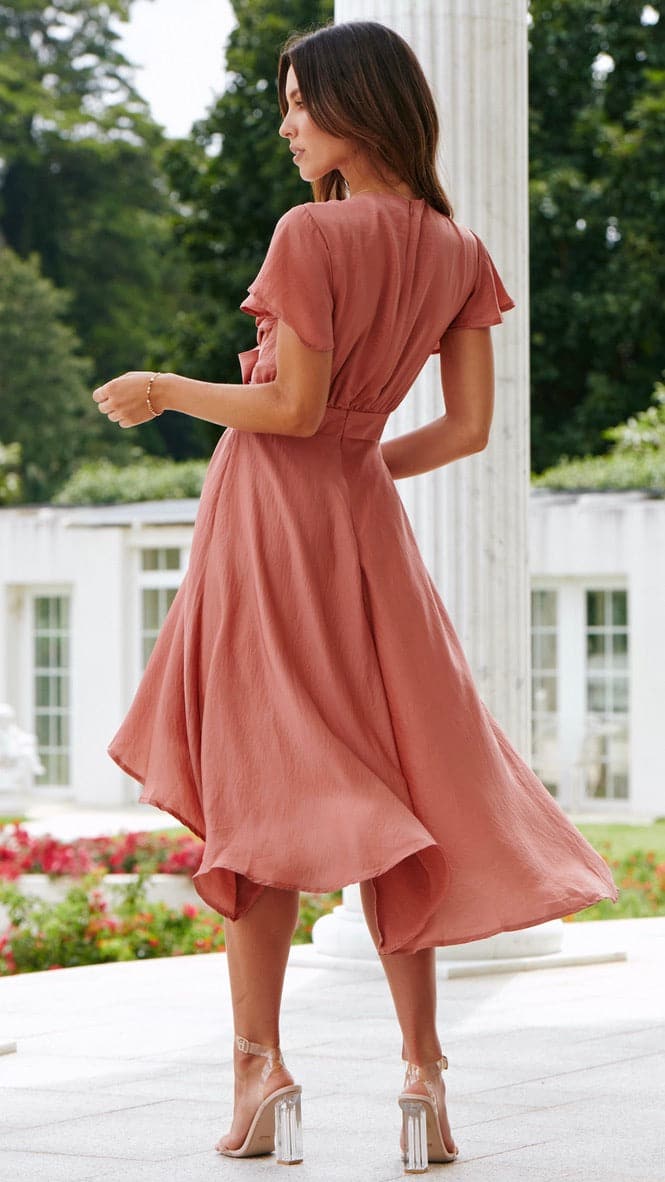 Sunny Daze Dress - Baked Rose