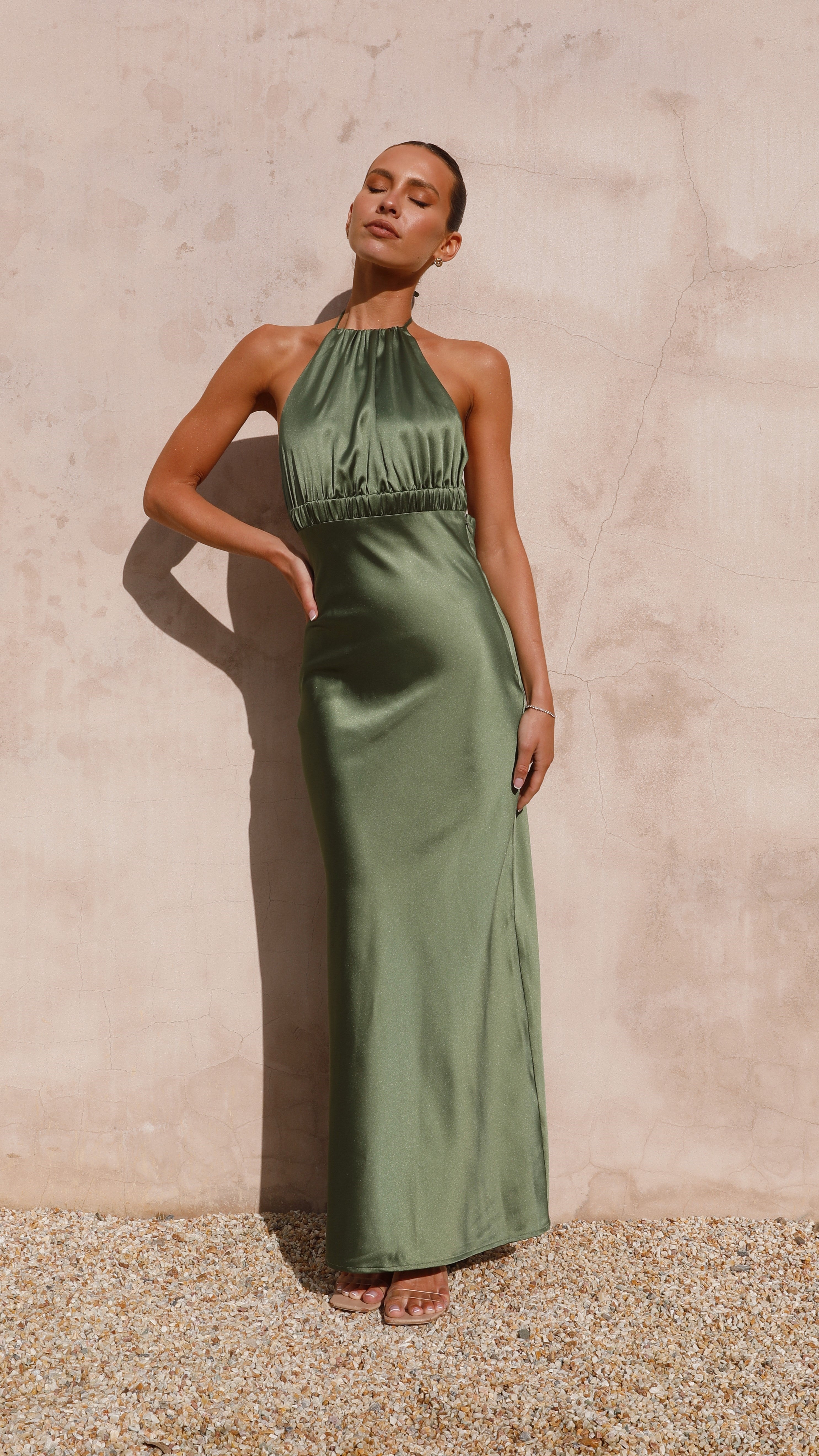 Soko Maxi Dress - Olive