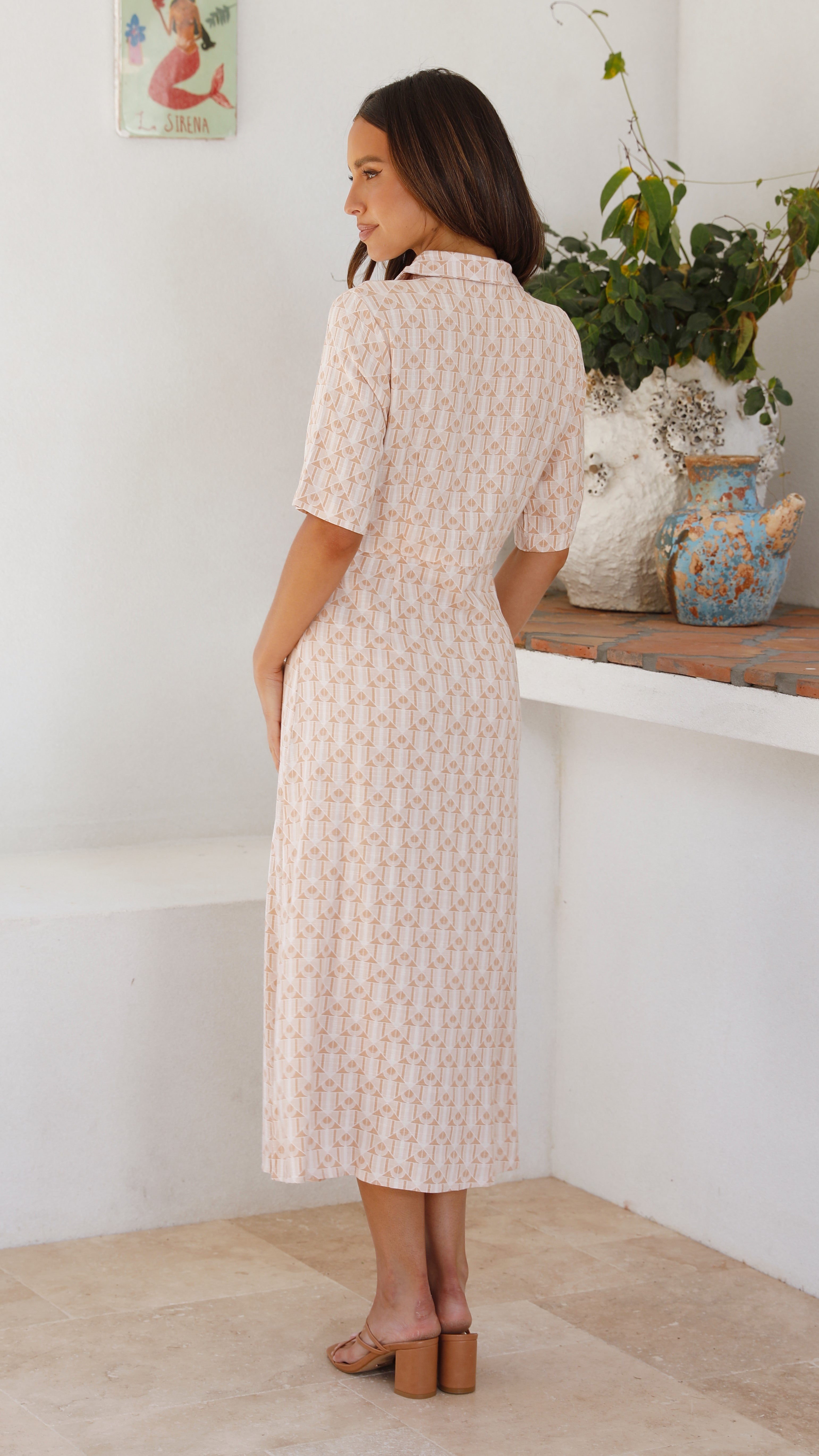 Ginny Midi Dress - Ginny Print