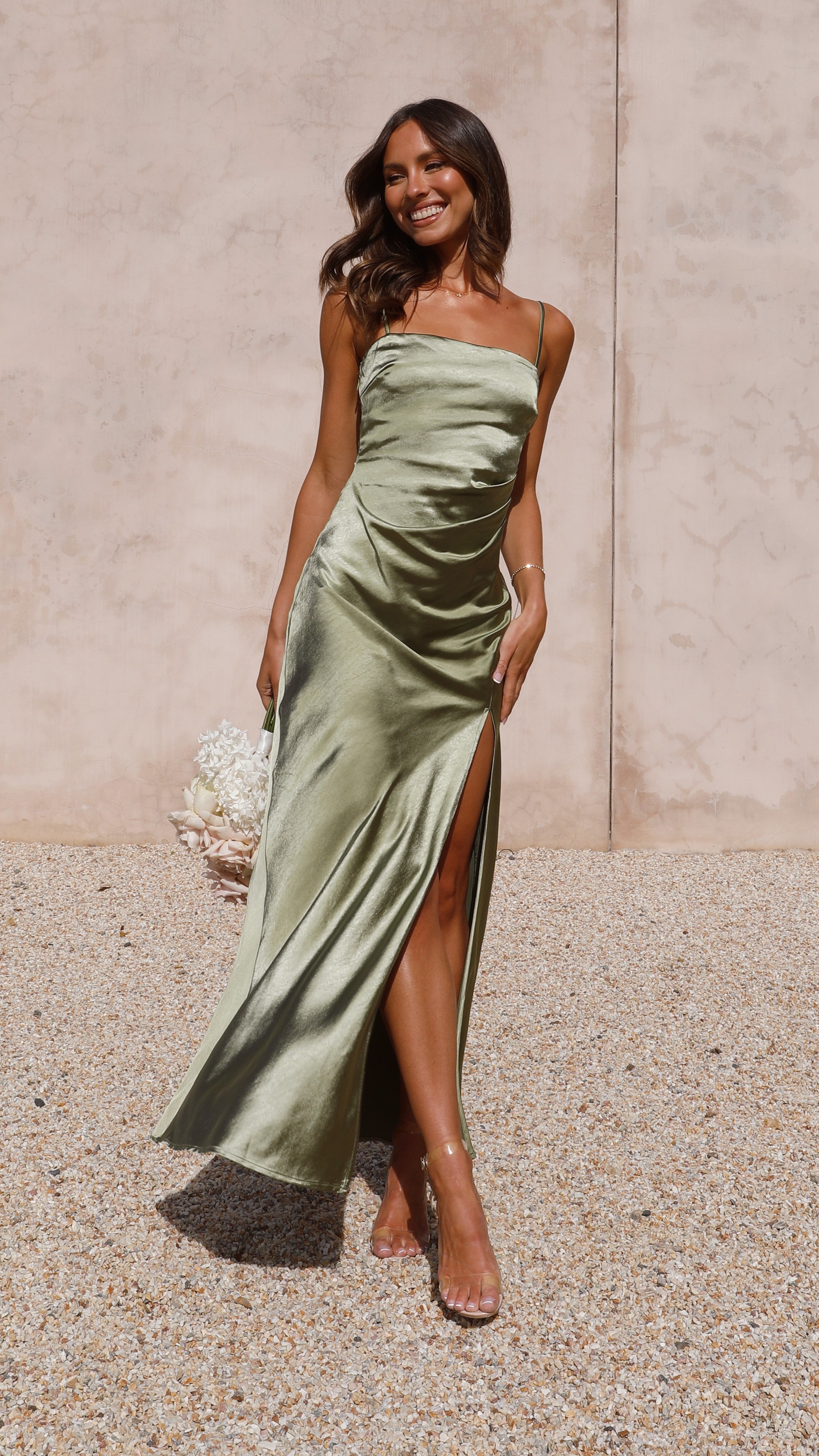 Julia Maxi Dress - Olive