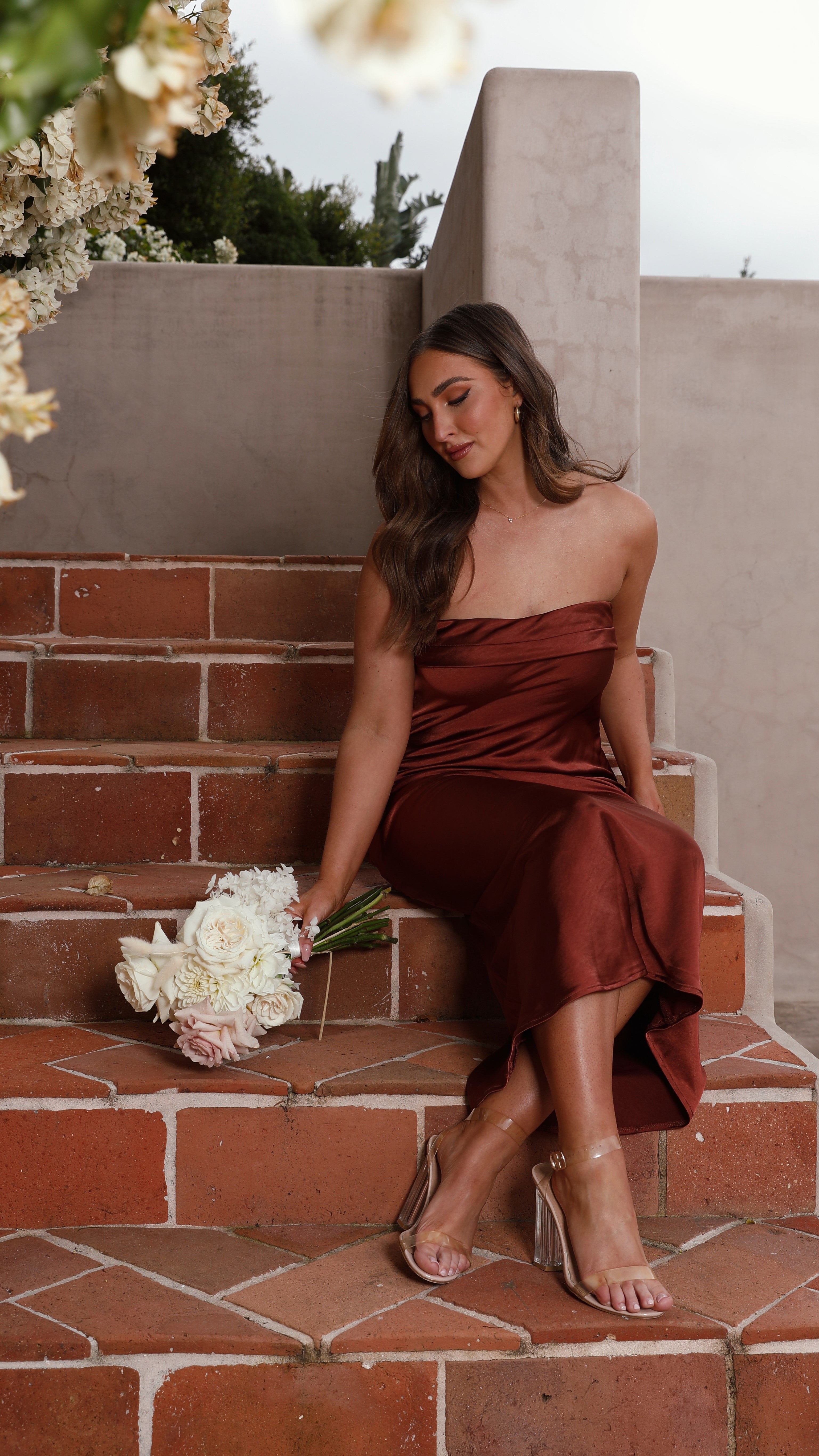 Gisele Maxi Dress - Rust