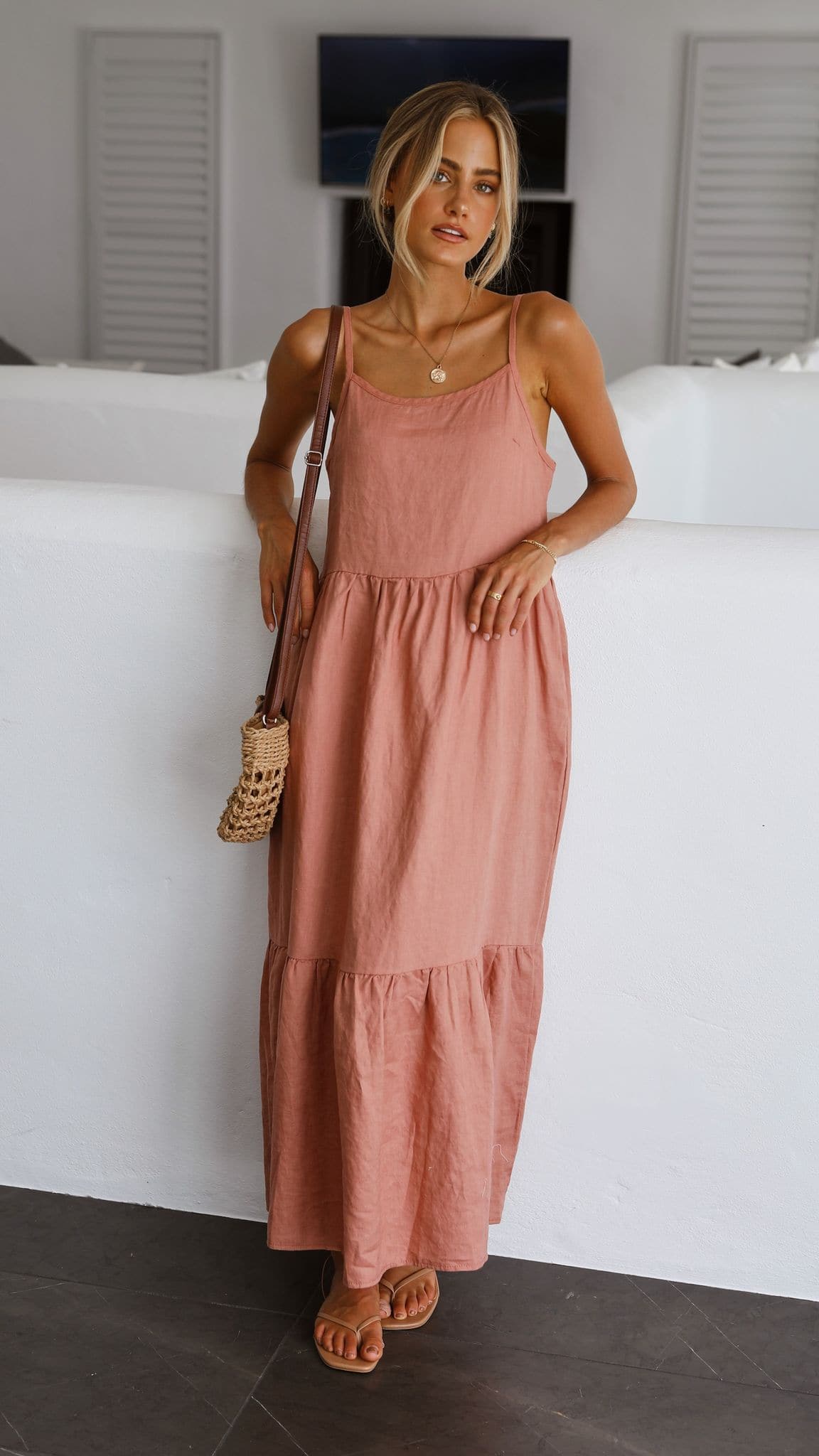 Nico Maxi Dress - Terracotta