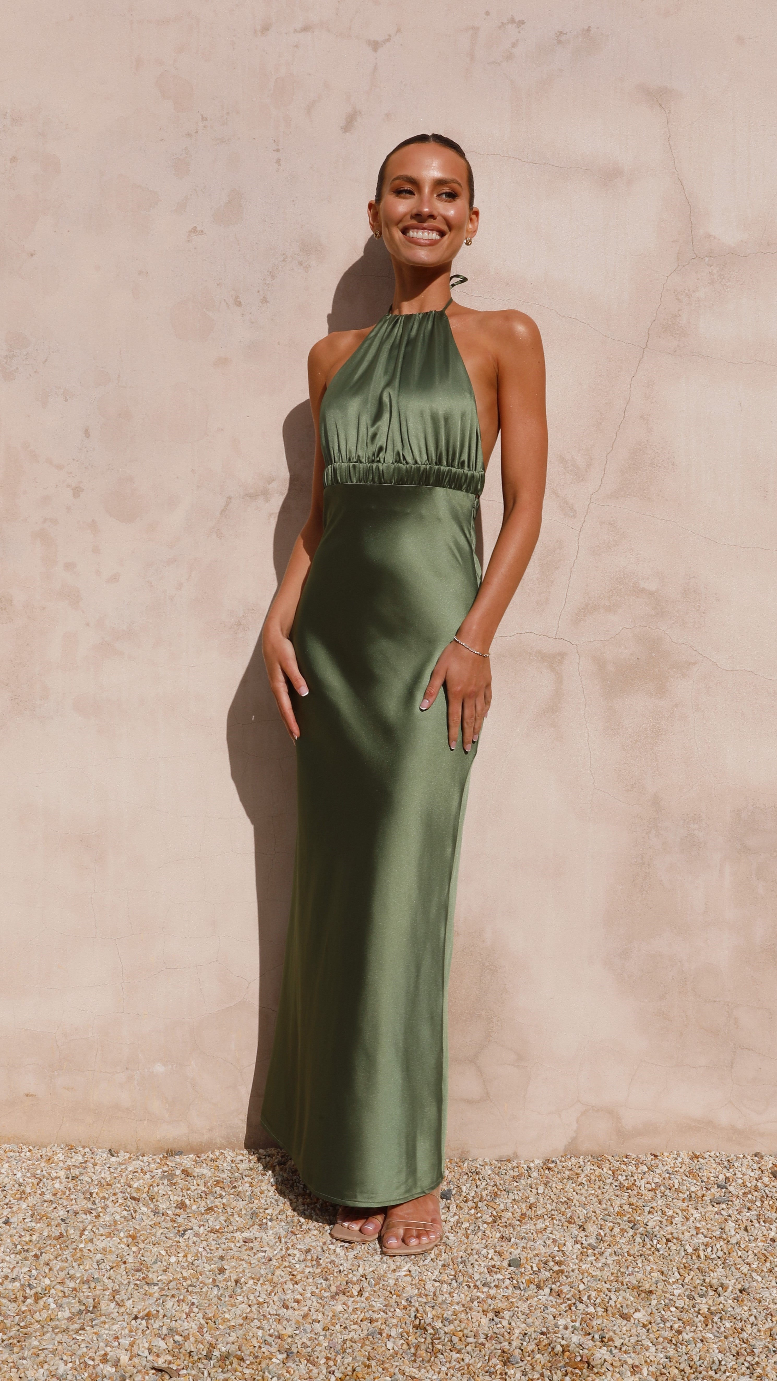 Soko Maxi Dress - Olive