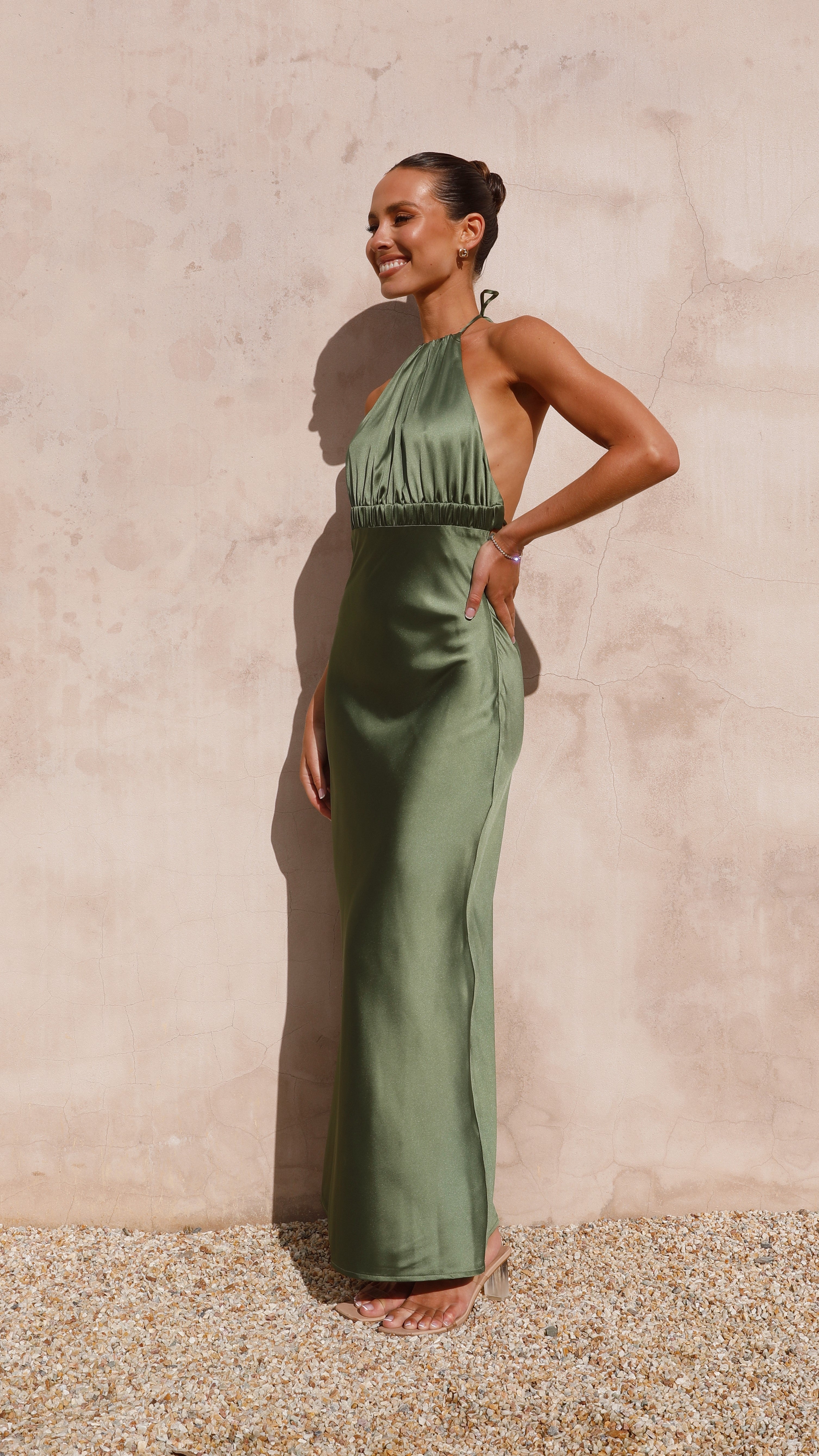 Soko Maxi Dress - Olive