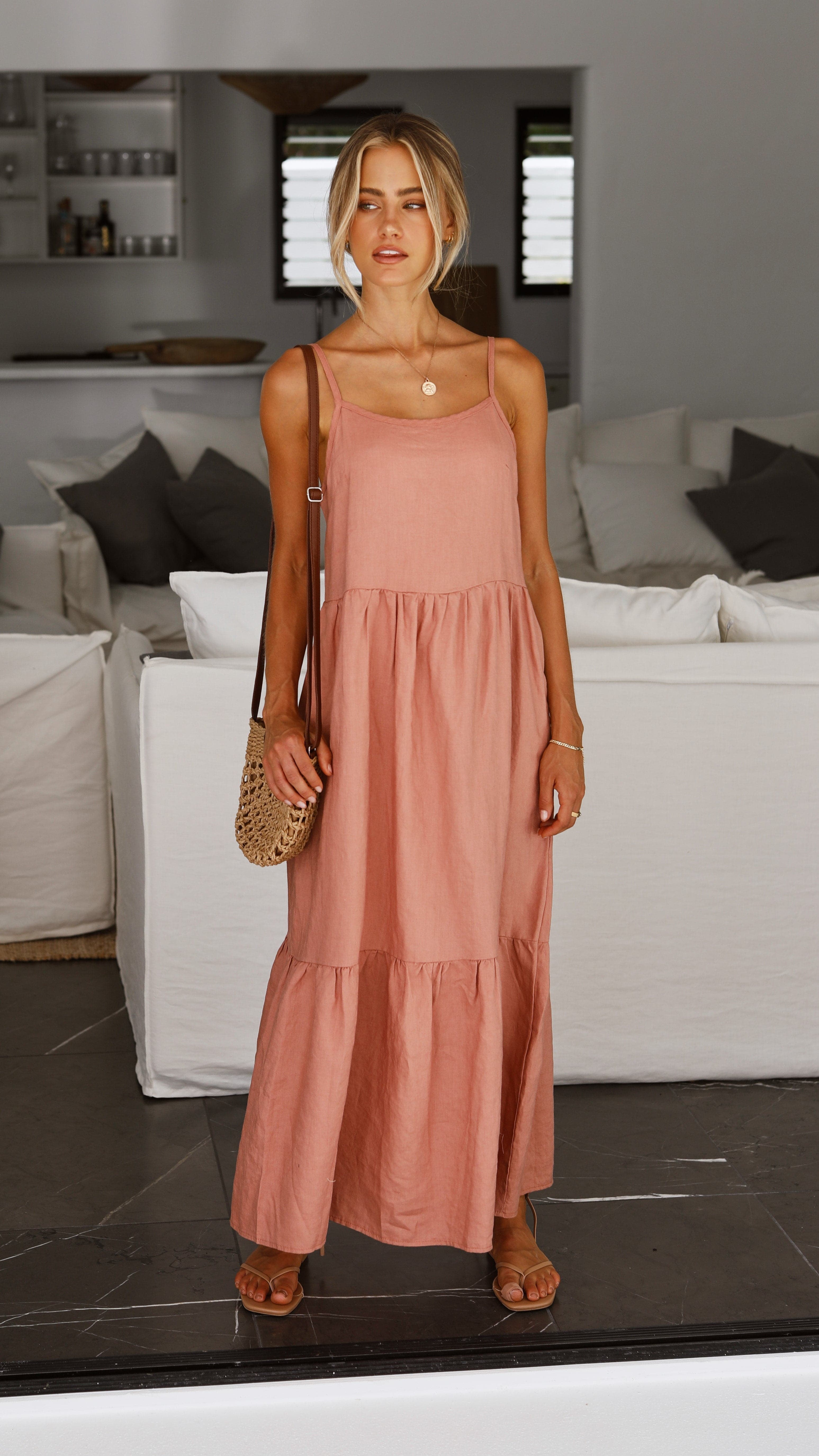 Nico Maxi Dress - Terracotta