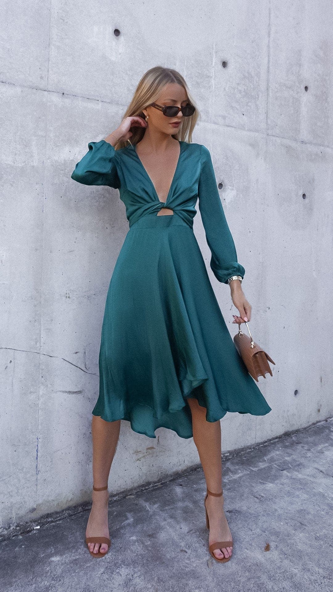 Starry Nights Dress - Emerald