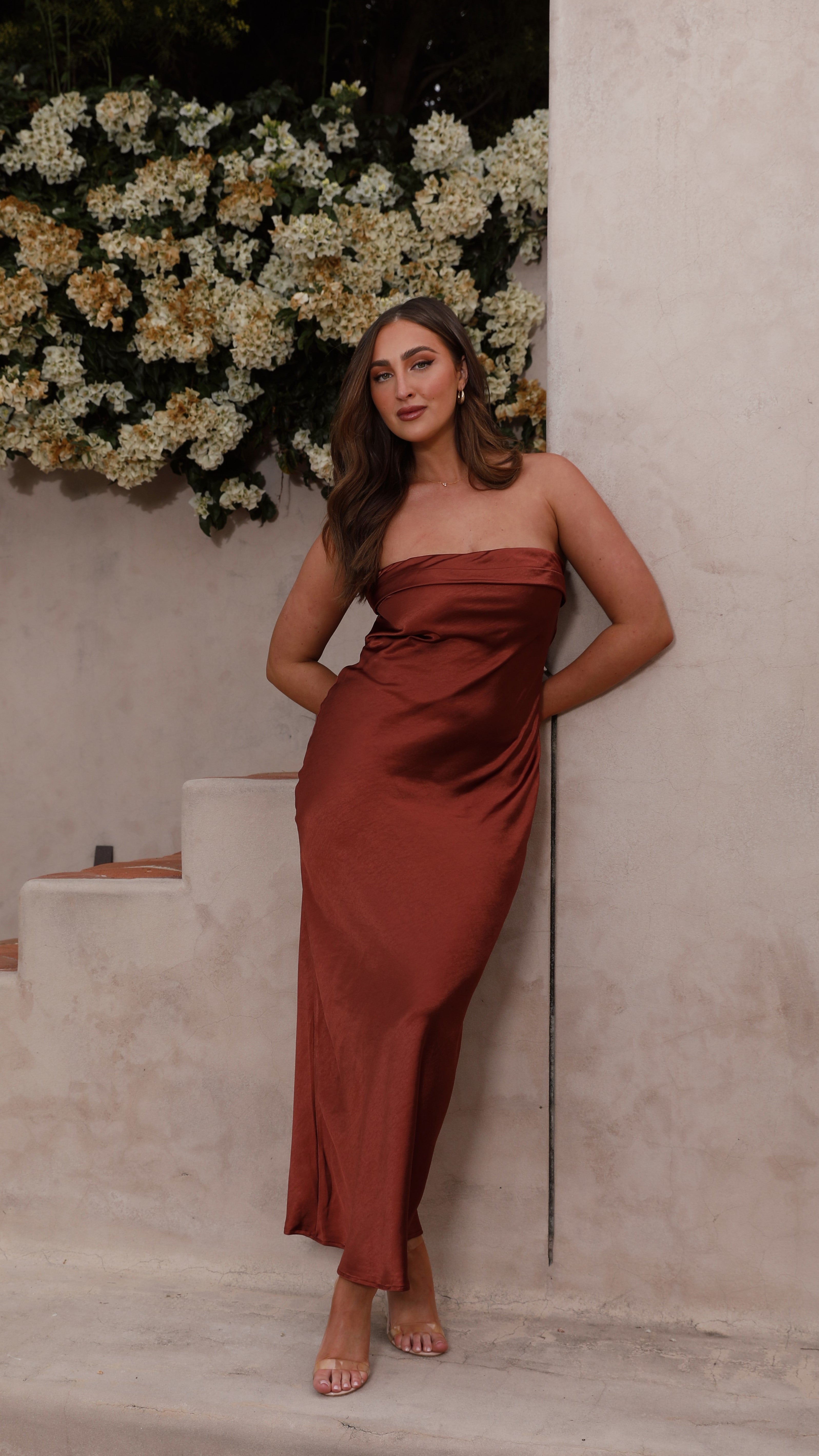Gisele Maxi Dress - Rust