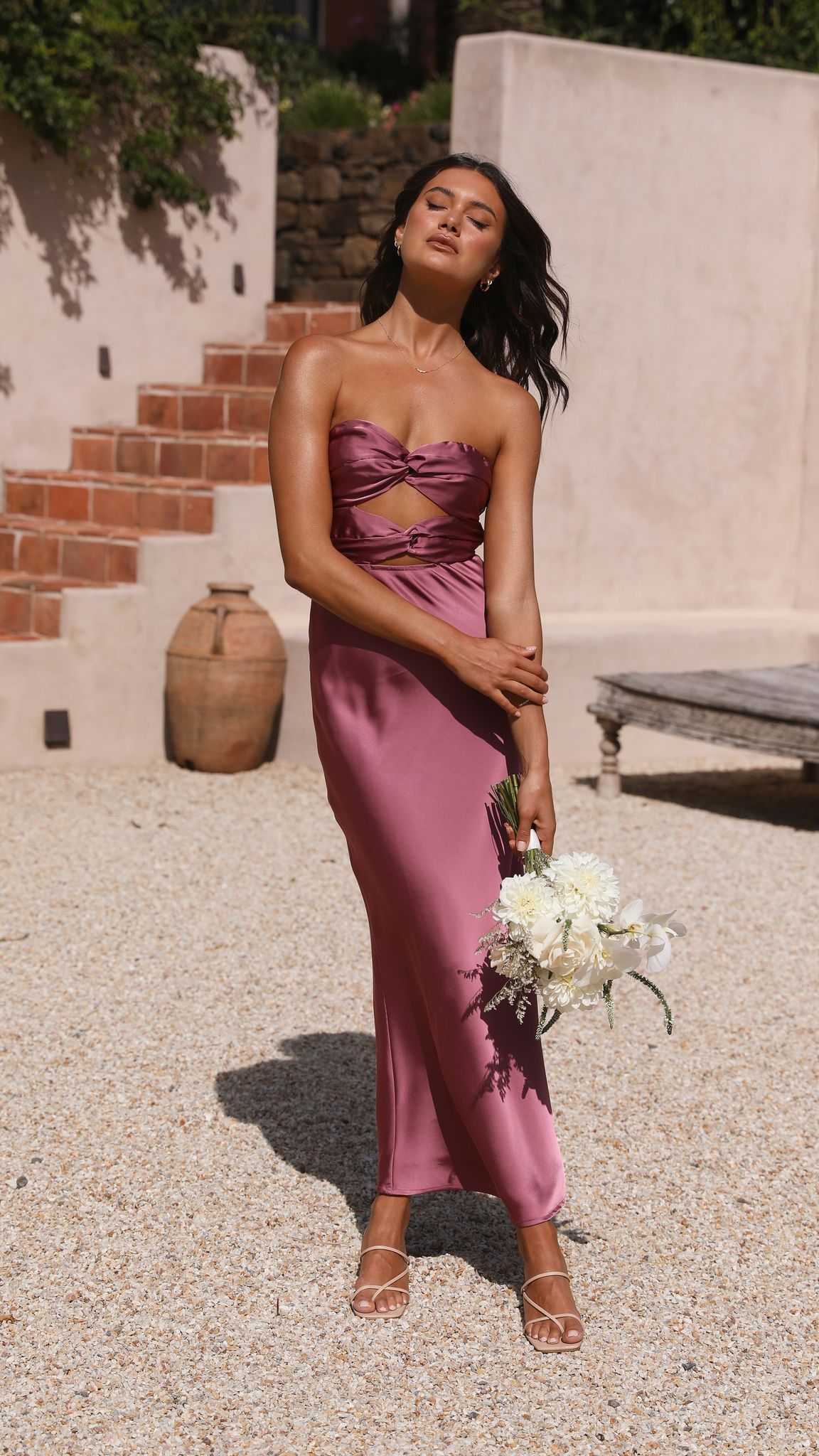 Izy Maxi Dress - Plum