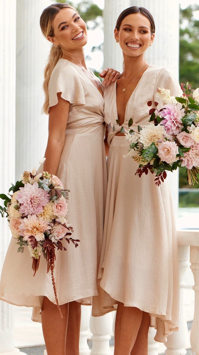 Sunny Daze Dress - Champagne