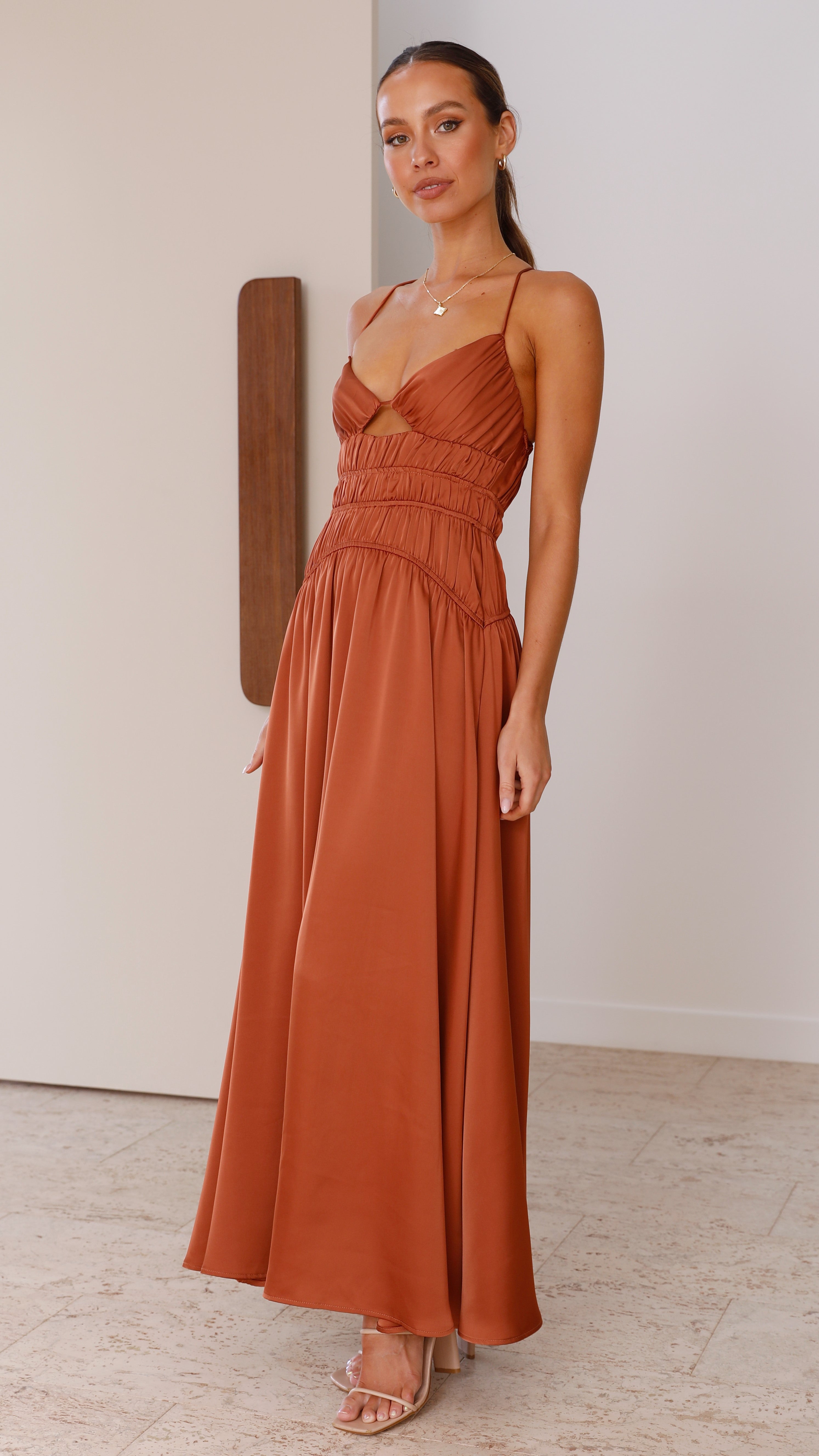 Elle Maxi Dress - Copper