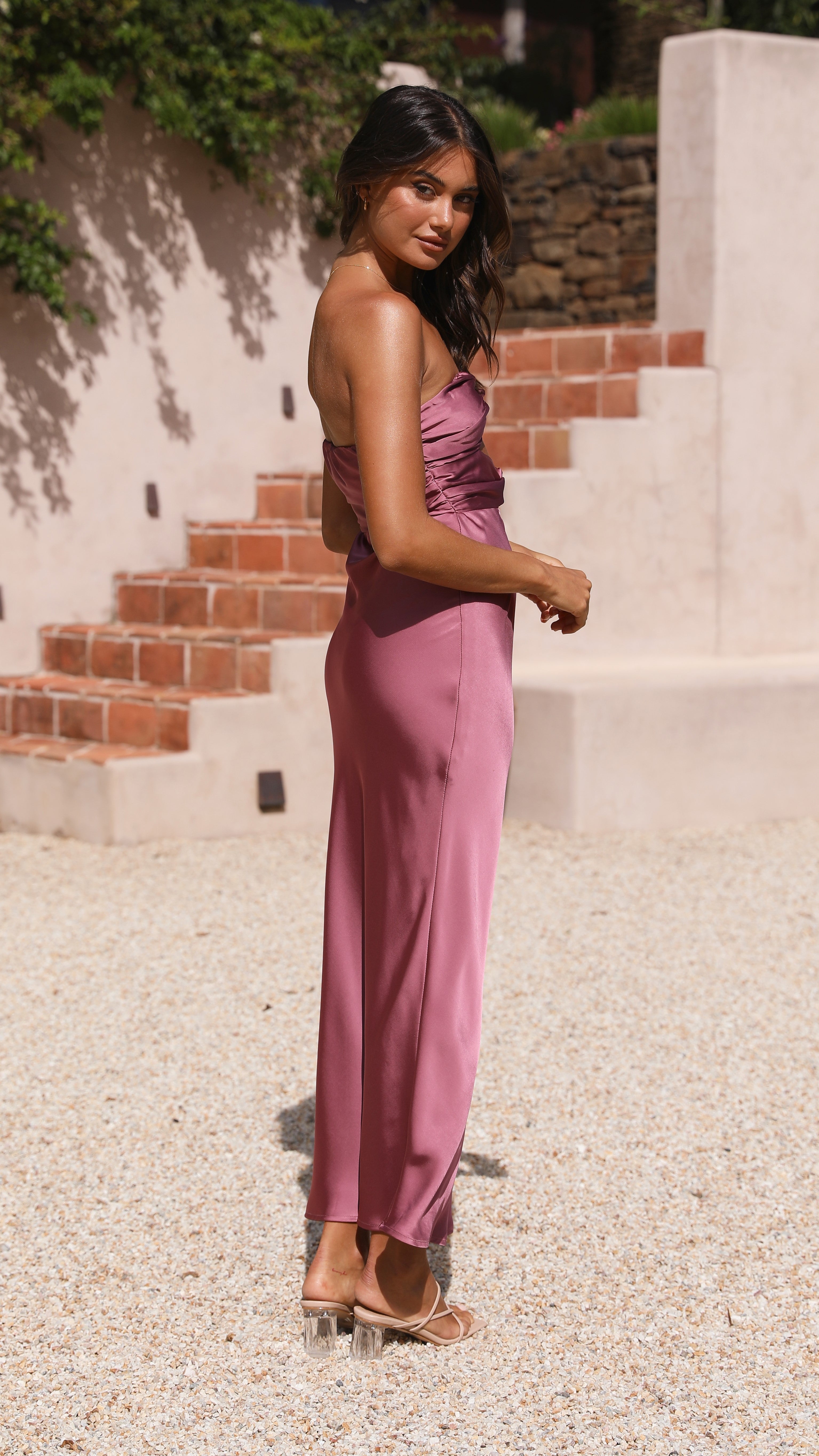 Izy Maxi Dress - Plum