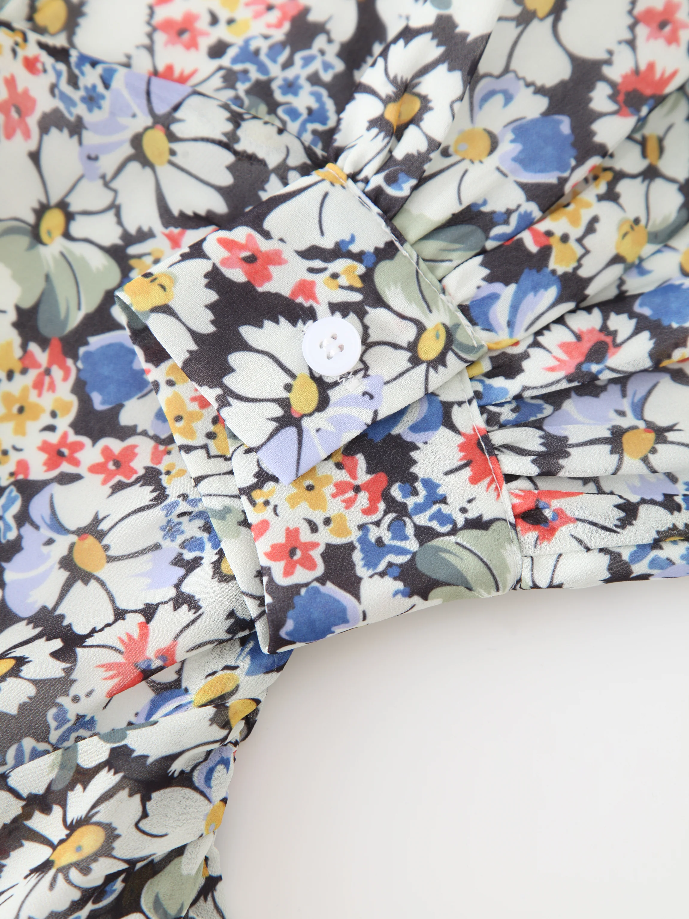 Drape Dress-Floral