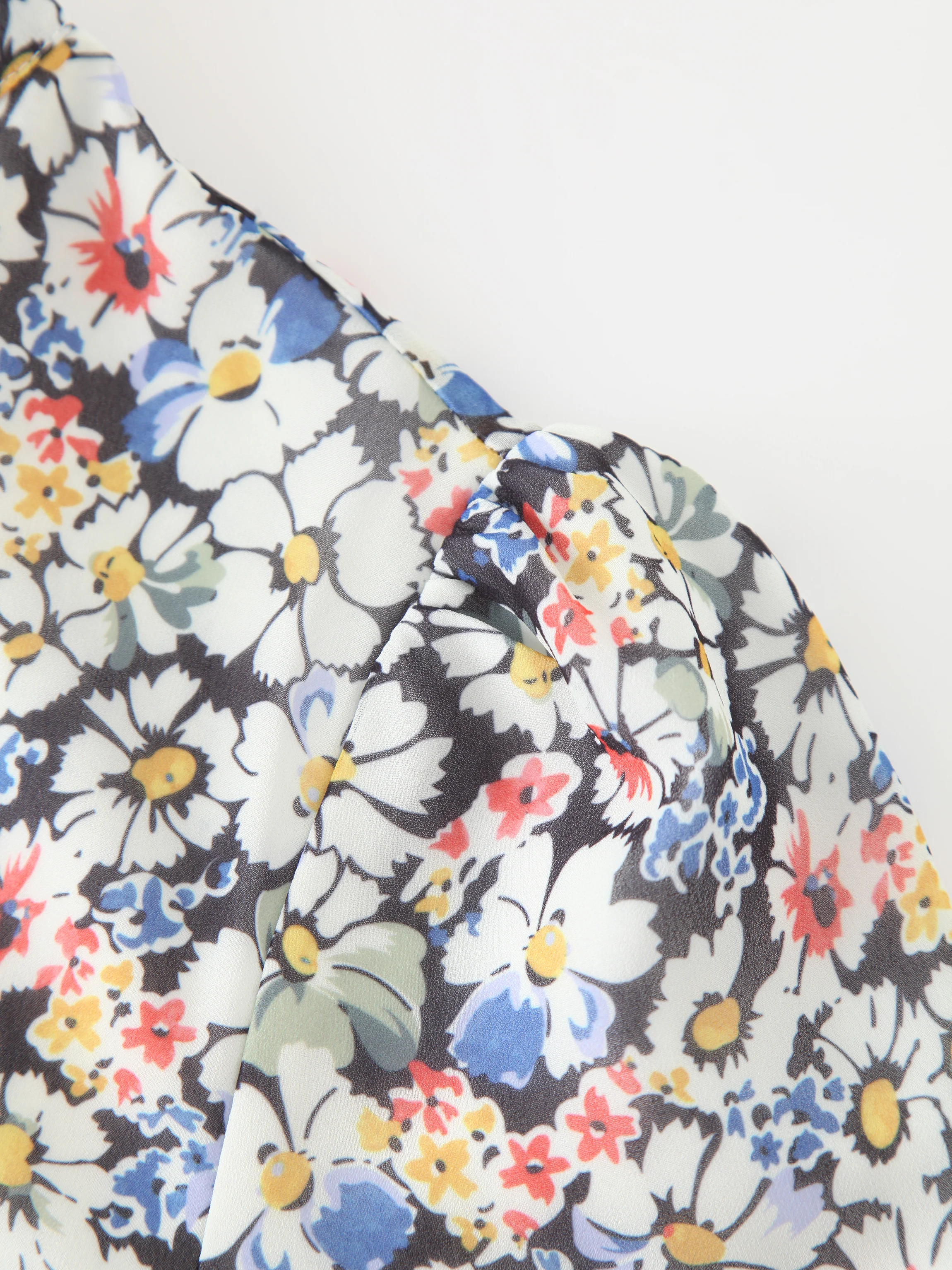 Drape Dress-Floral