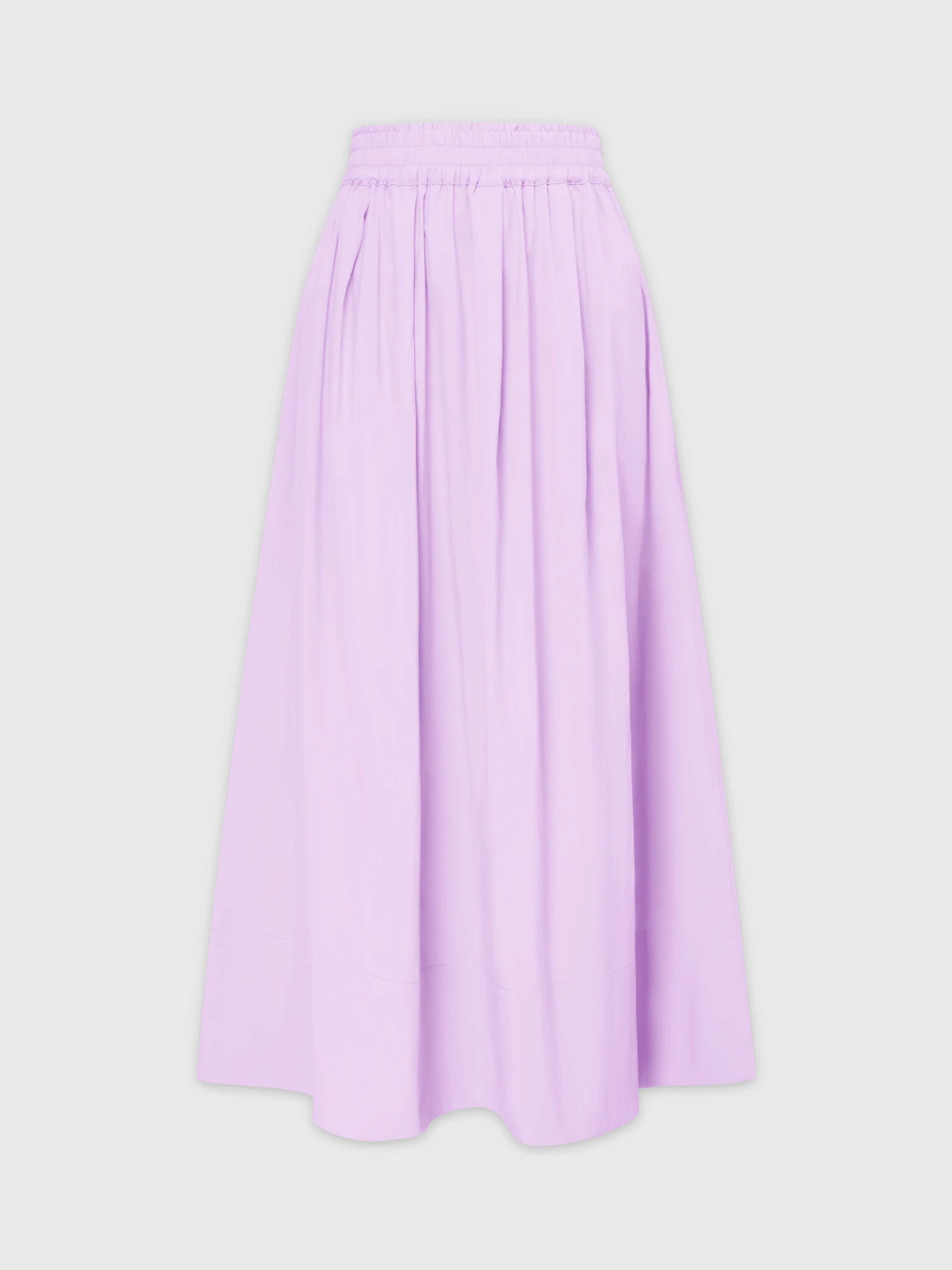 Gathered Waist Skirt-Lavender