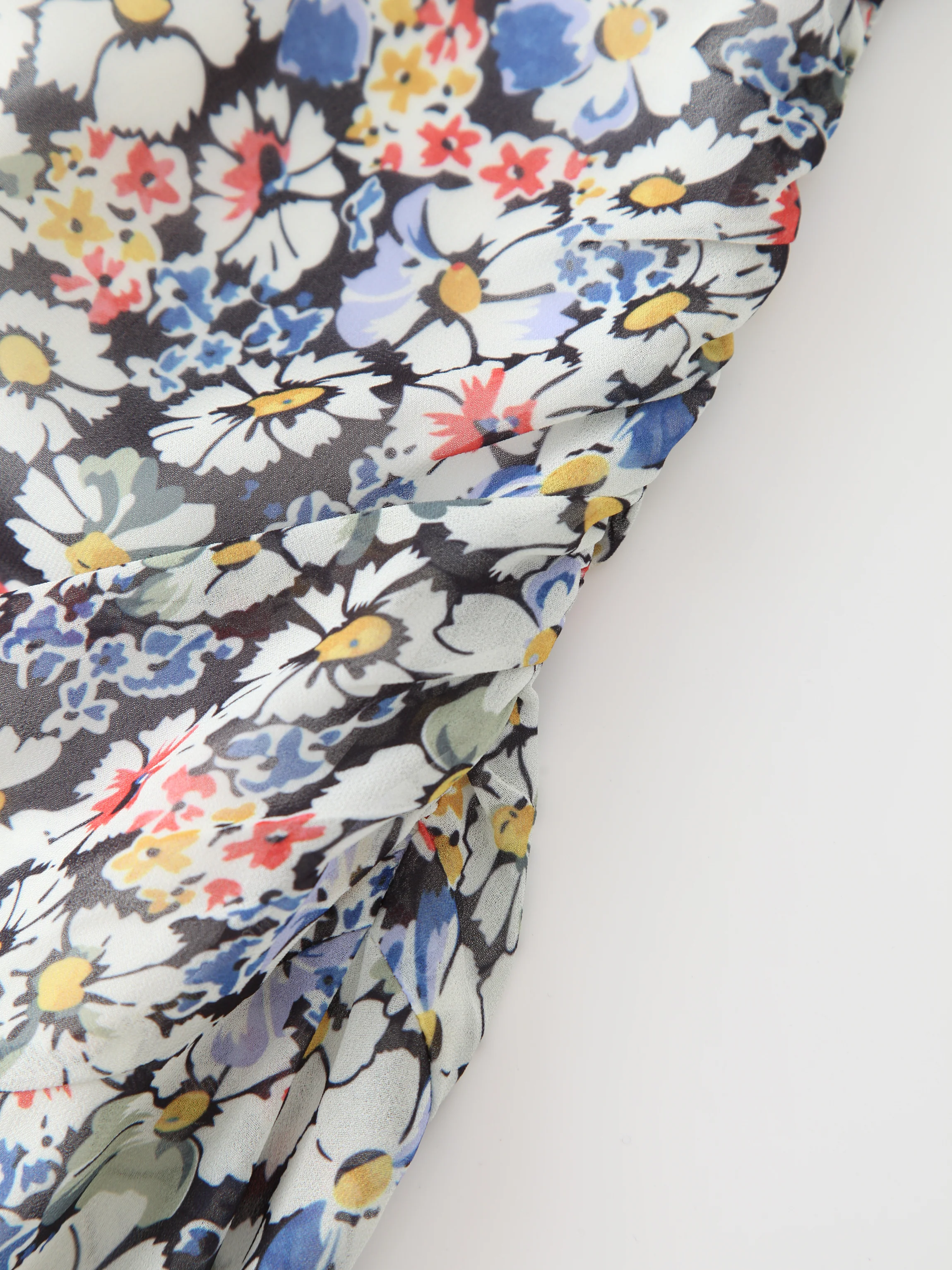 Drape Dress-Floral