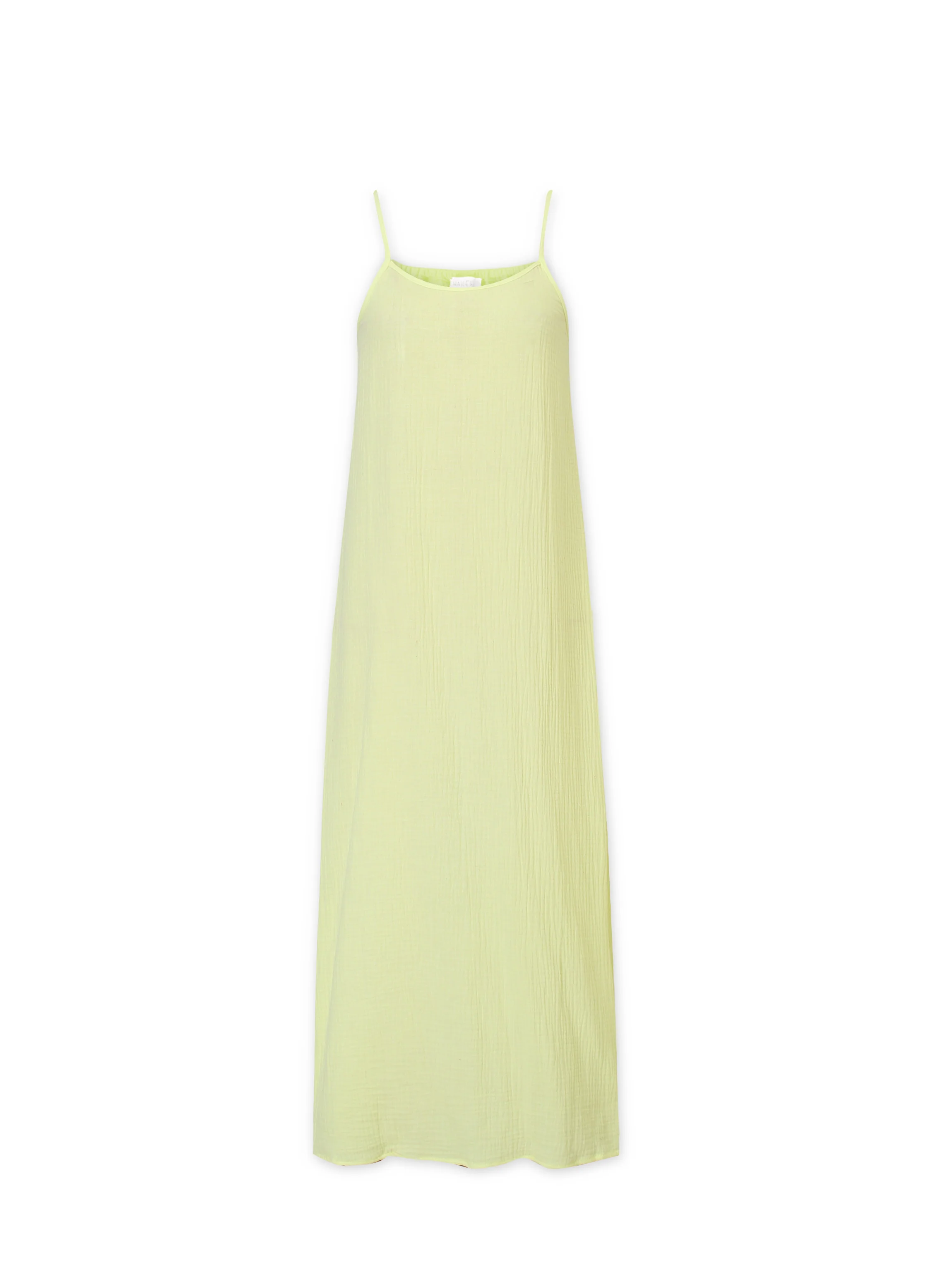 Gauze Slip Dress-Lemon Sorbet