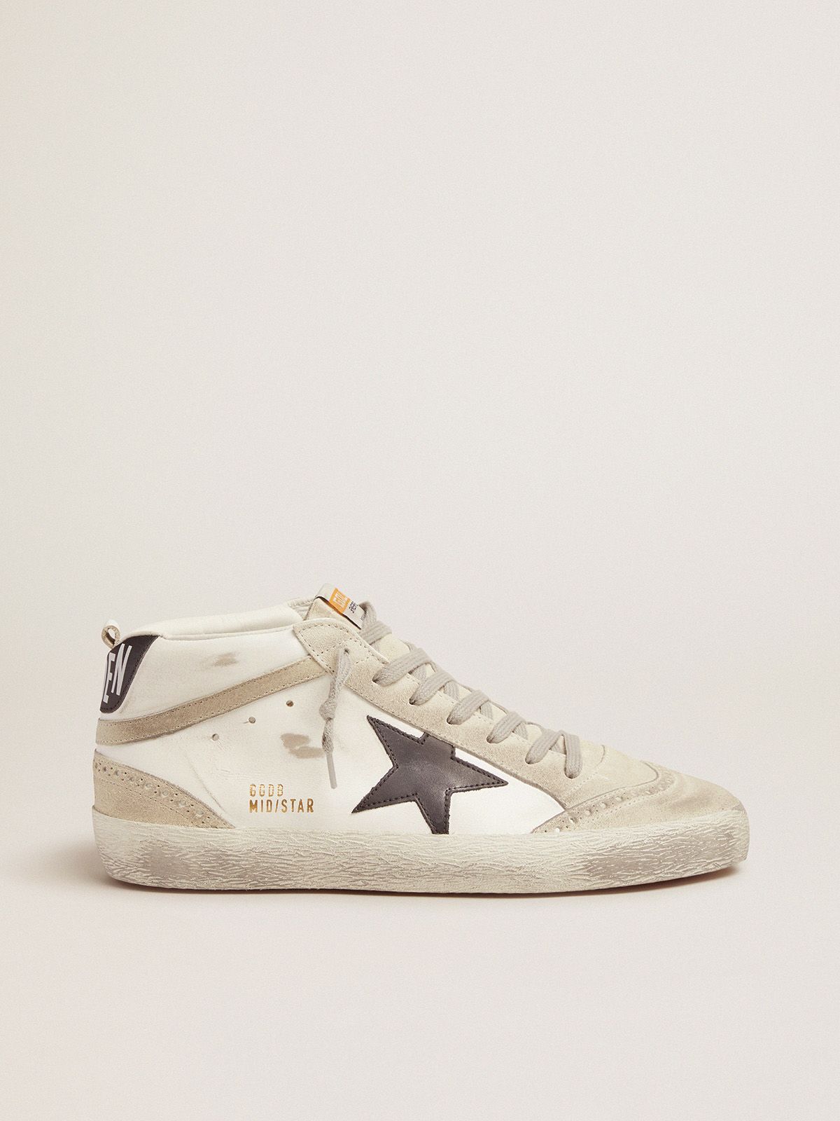 Black and white Mid Star sneakers - GOLDEN GOOSE