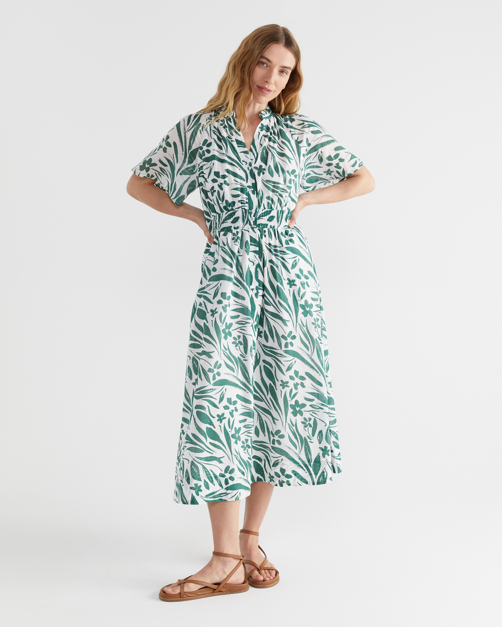 Farrah Cotton Voile Dress