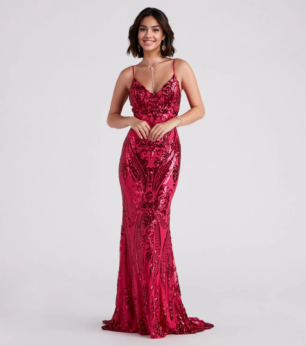 Formal Sequin Mermaid Dress