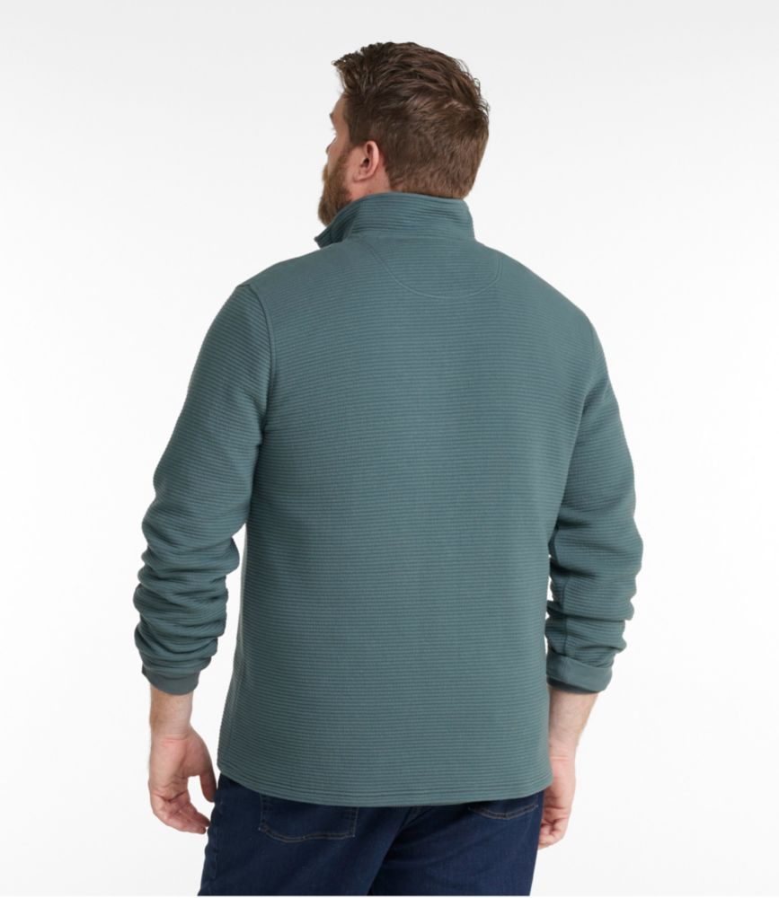 Men's Lakewashed Double-Knit Quarter-Zip Pullover