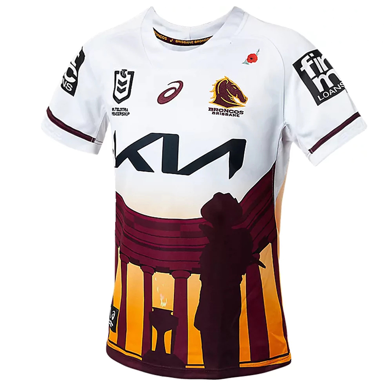 NRL Brisbane Broncos 2024 ANZAC Jersey RUGBYSTORE